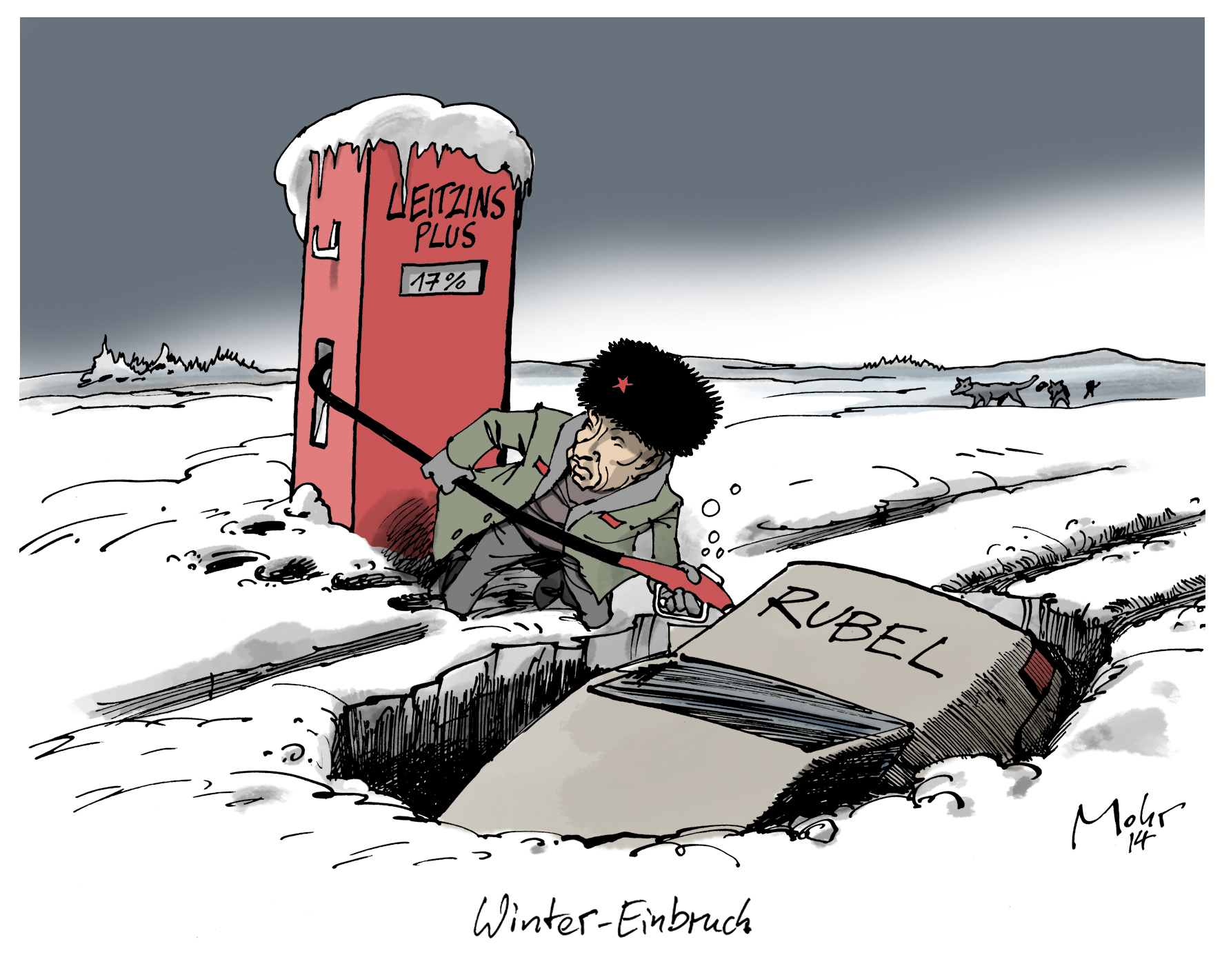 Winter-Einbruch