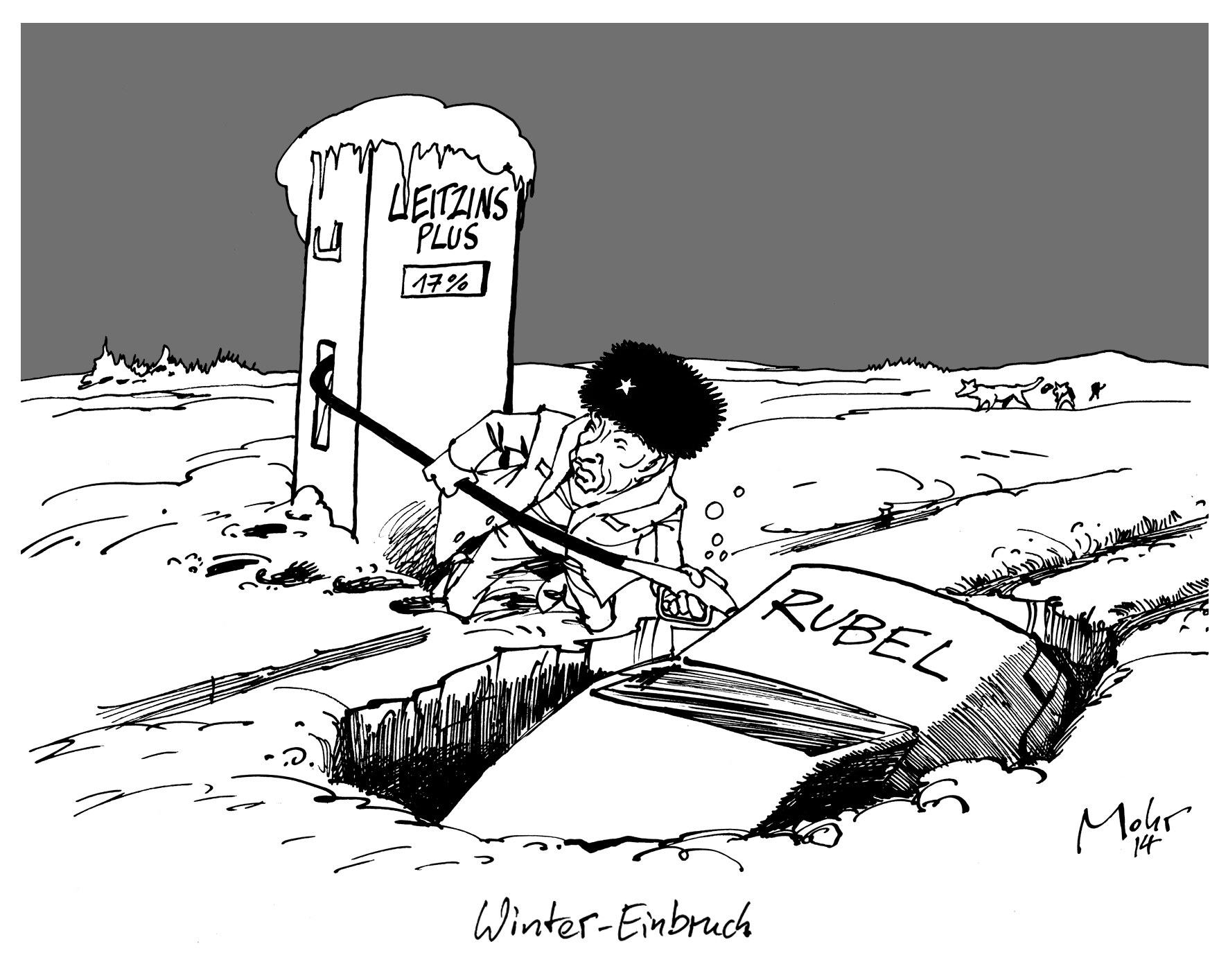 Winter-Einbruch