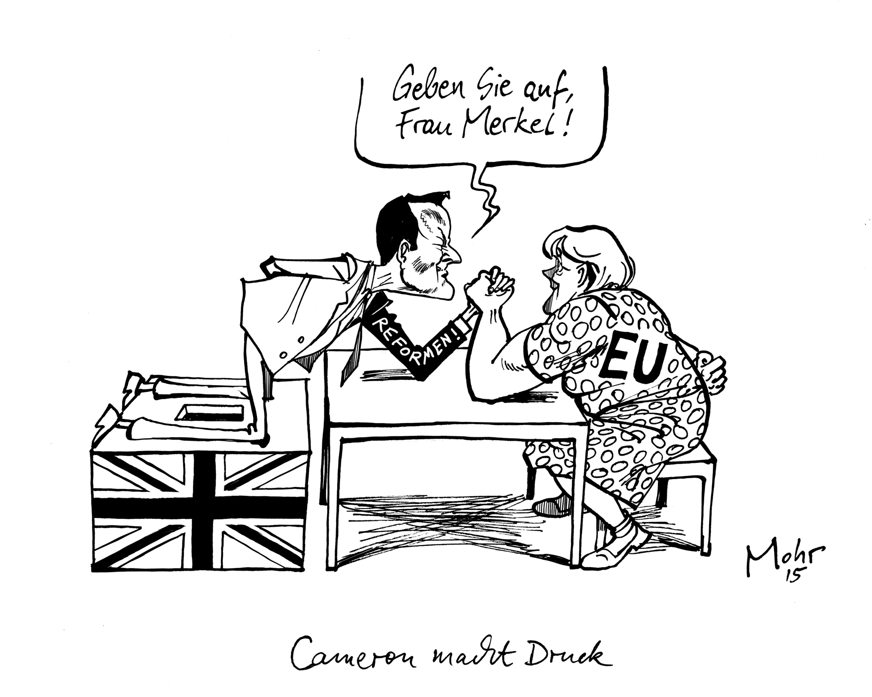 Cameron macht Druck