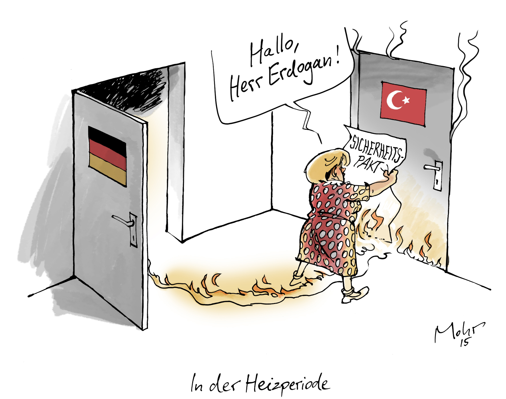 In der Heizperiode