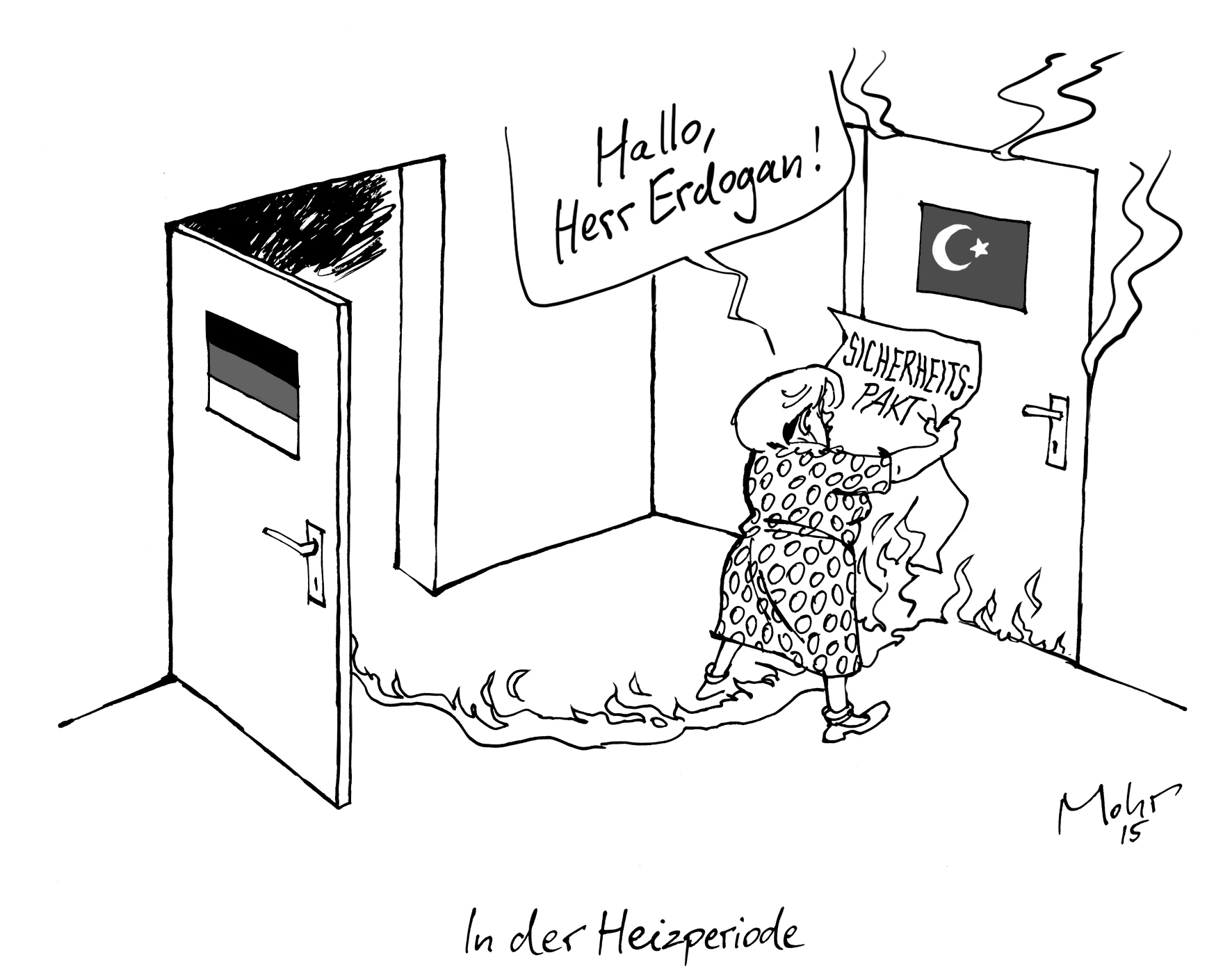 In der Heizperiode