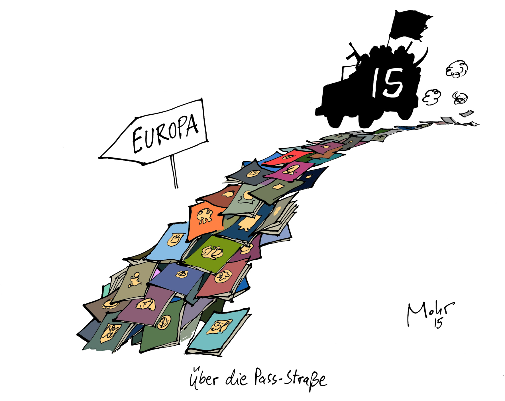 Über die Pass-Straße