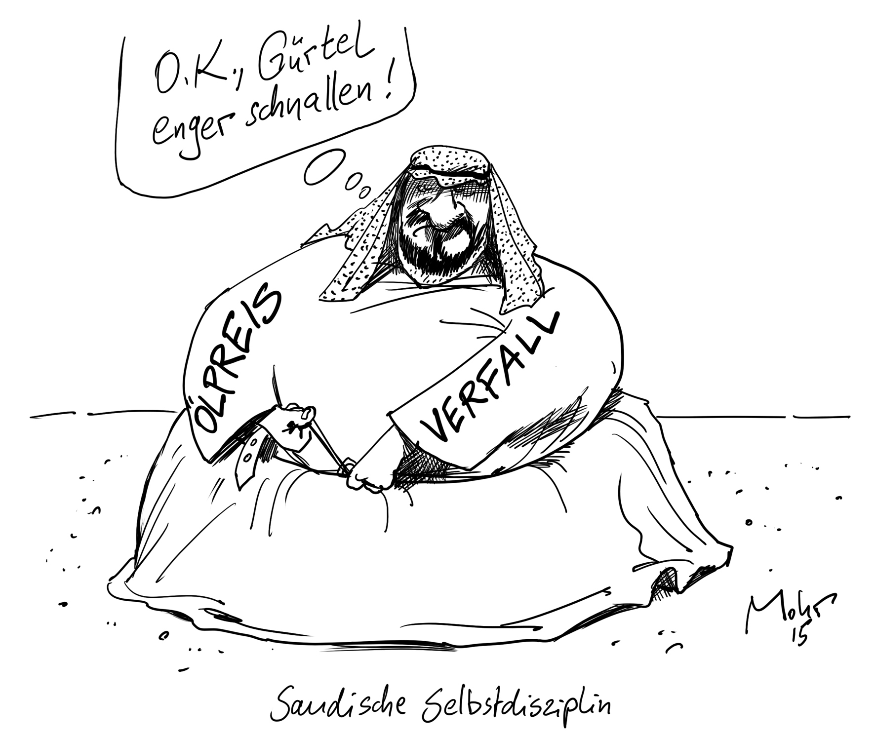 Saudische Selbstdisziplin
