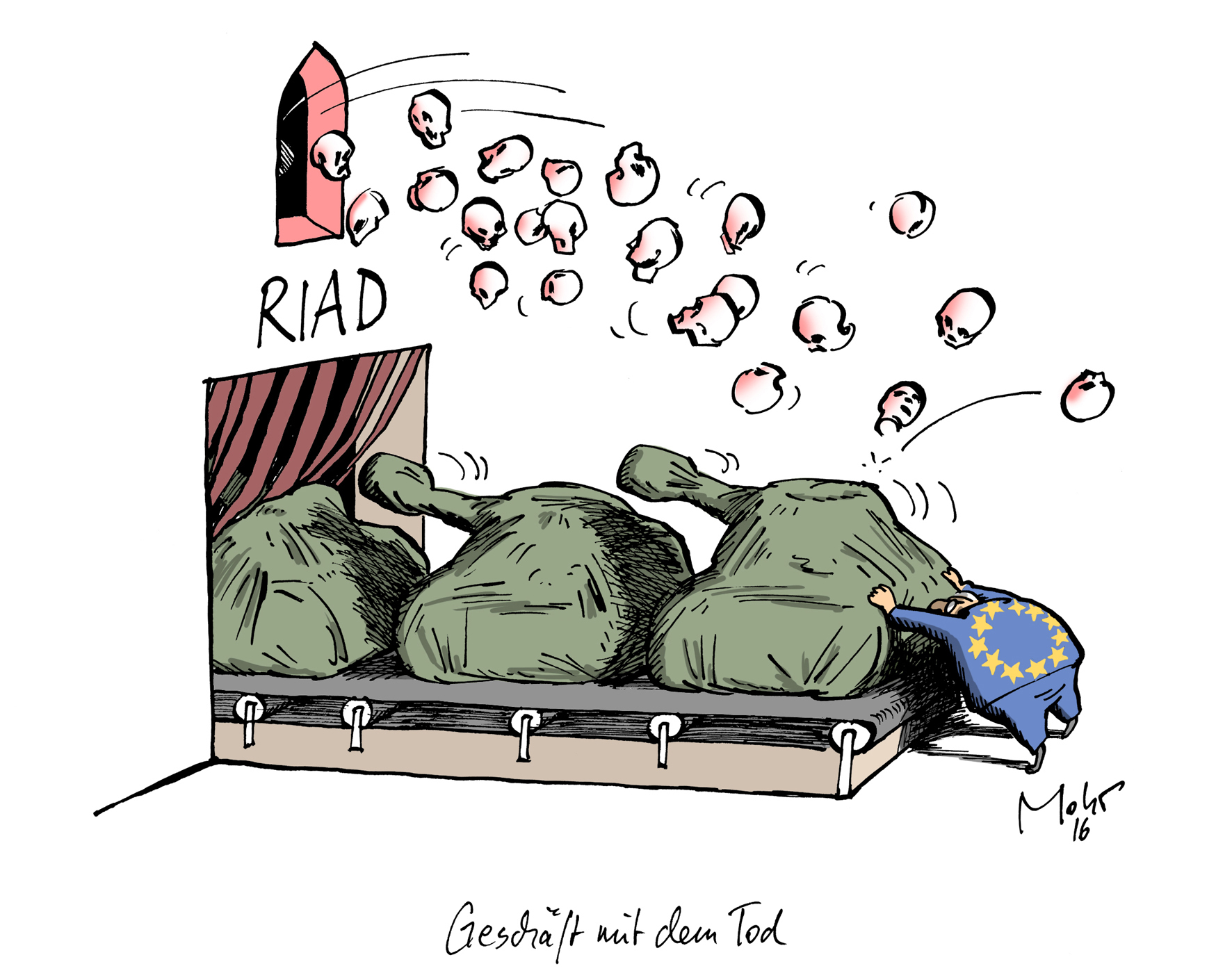 Geschäft mit dem Tod