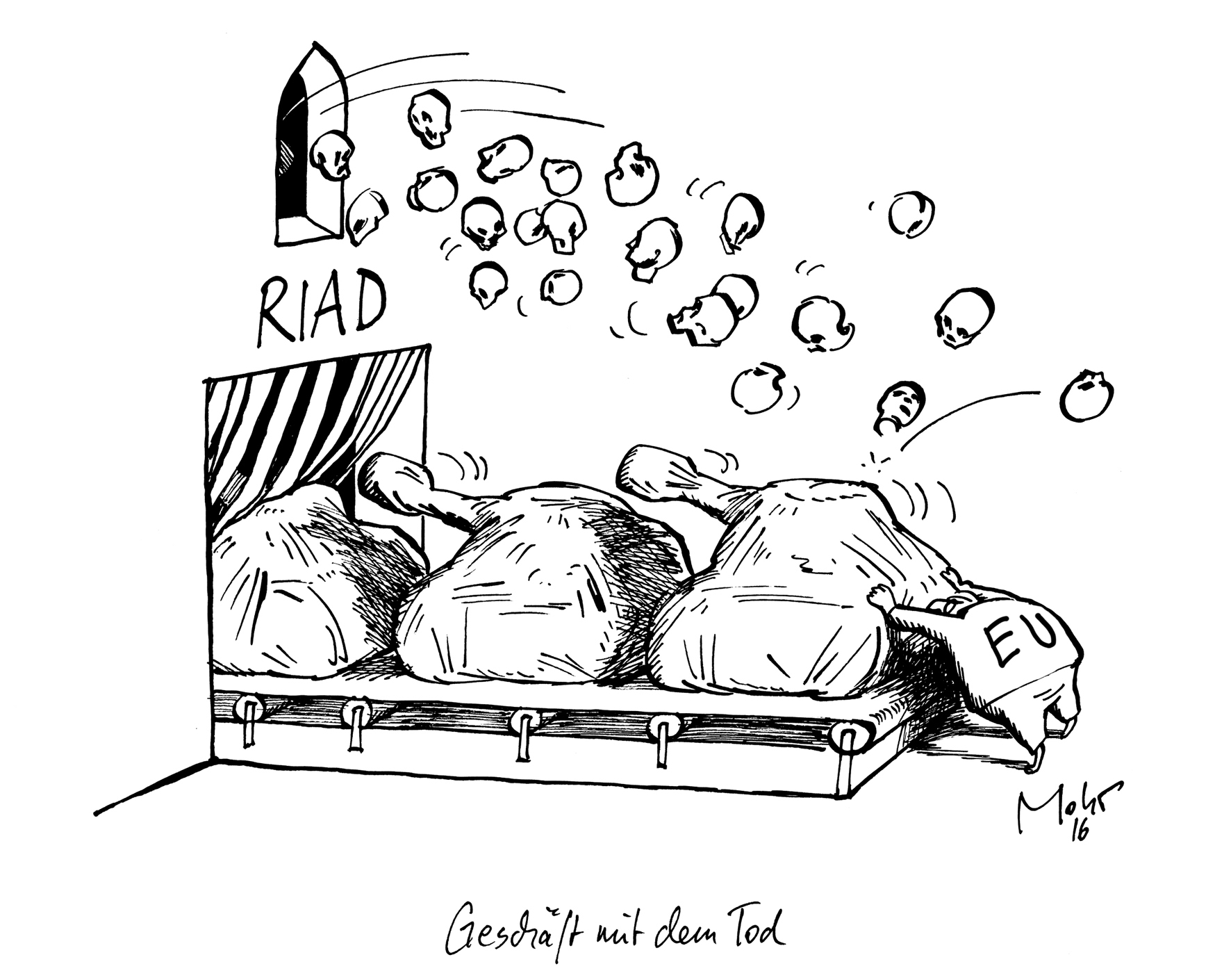 Geschäft mit dem Tod