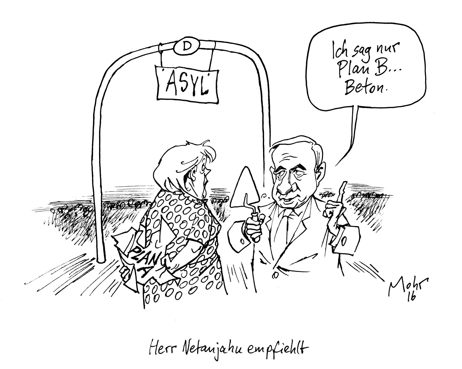 Herr Netanjahu empfiehlt