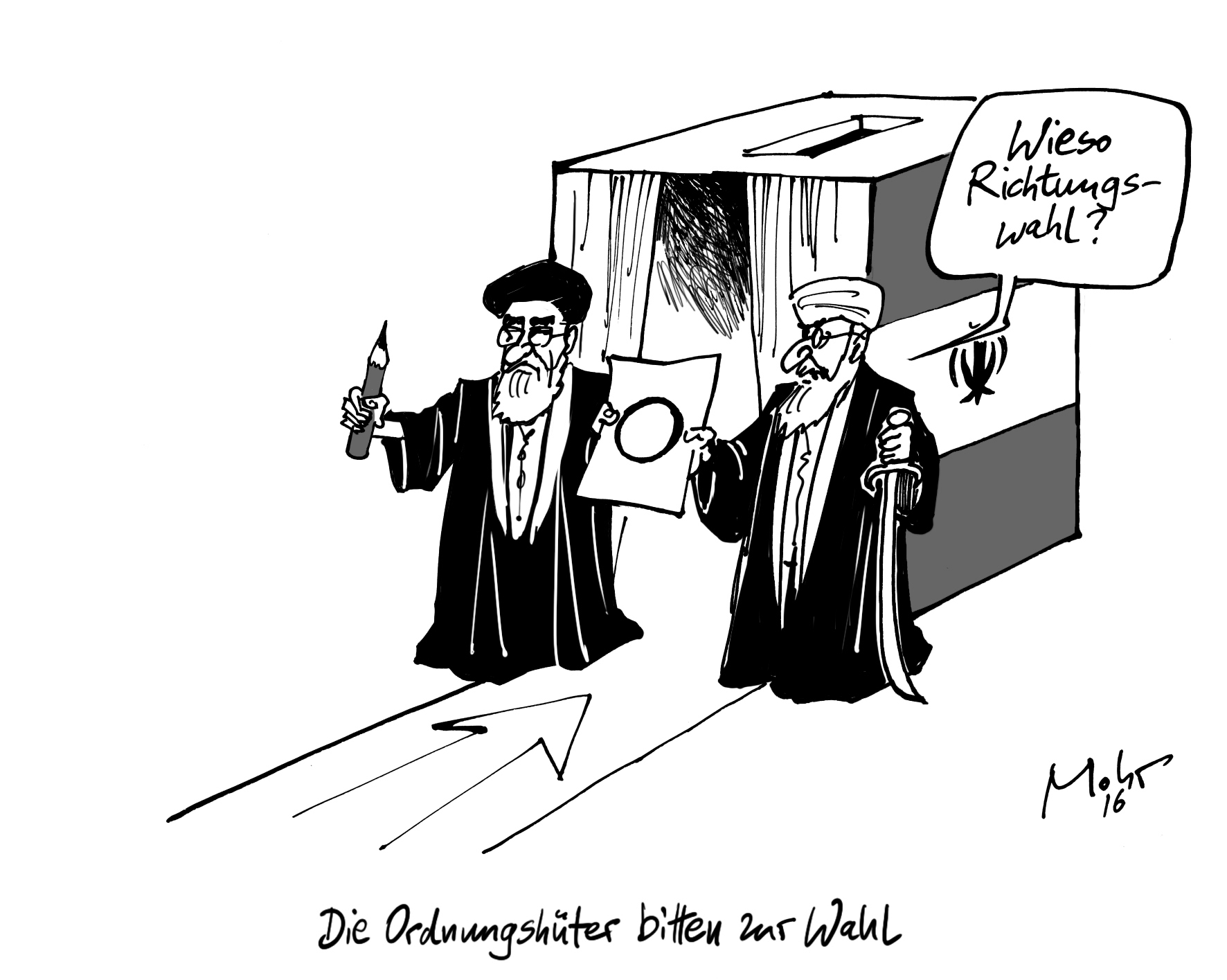 Die Ordnungshüter bitten zur Wahl