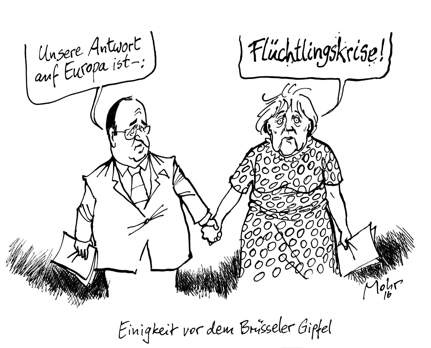 Einigkeit vor dem Brüsseler Gipfel