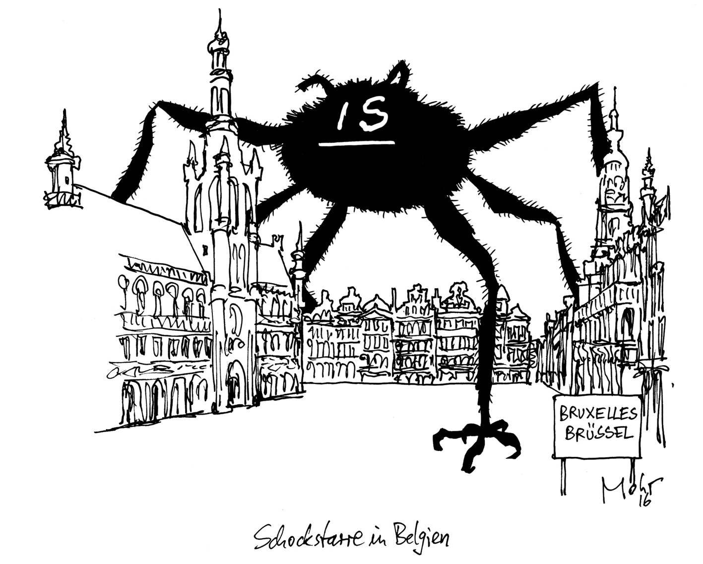 Schockstarre in Belgien