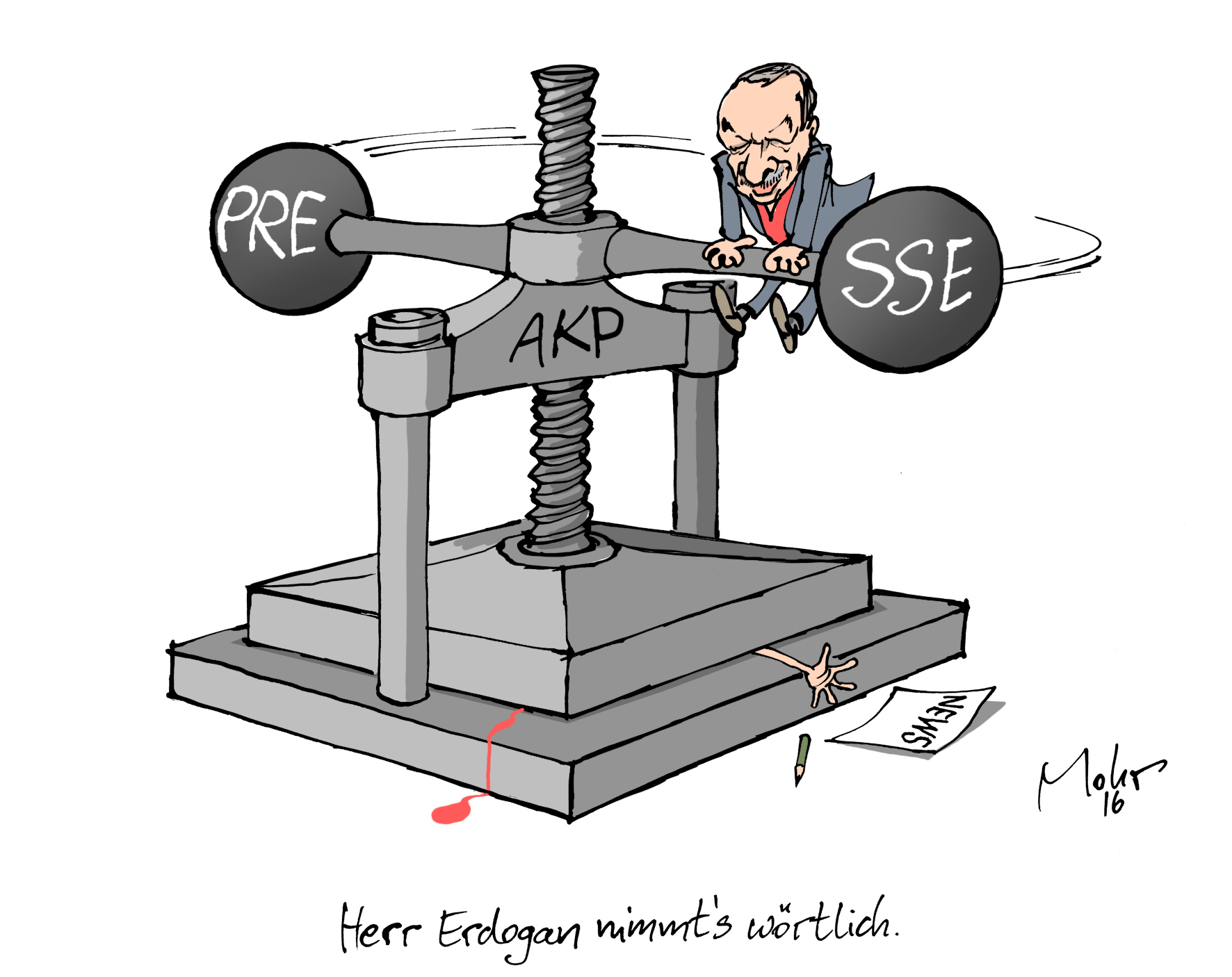 Herr Erdogan nimmt\'s wörtlich