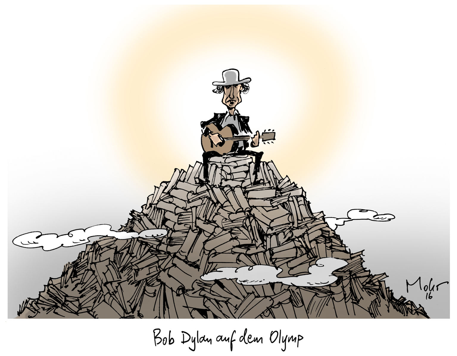 Bob Dylan auf dem Olymp