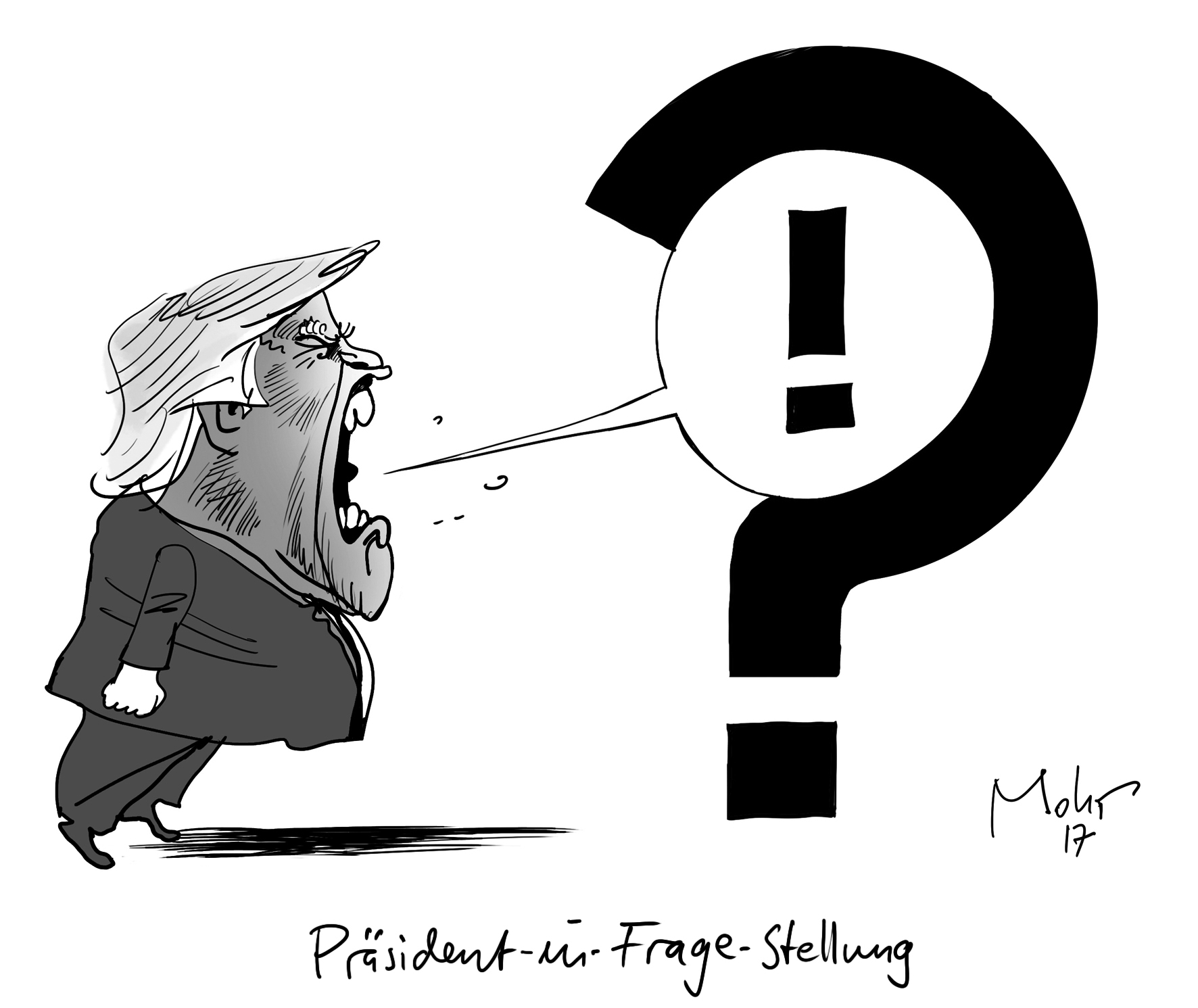 Präsident-in-Frage-Stellung