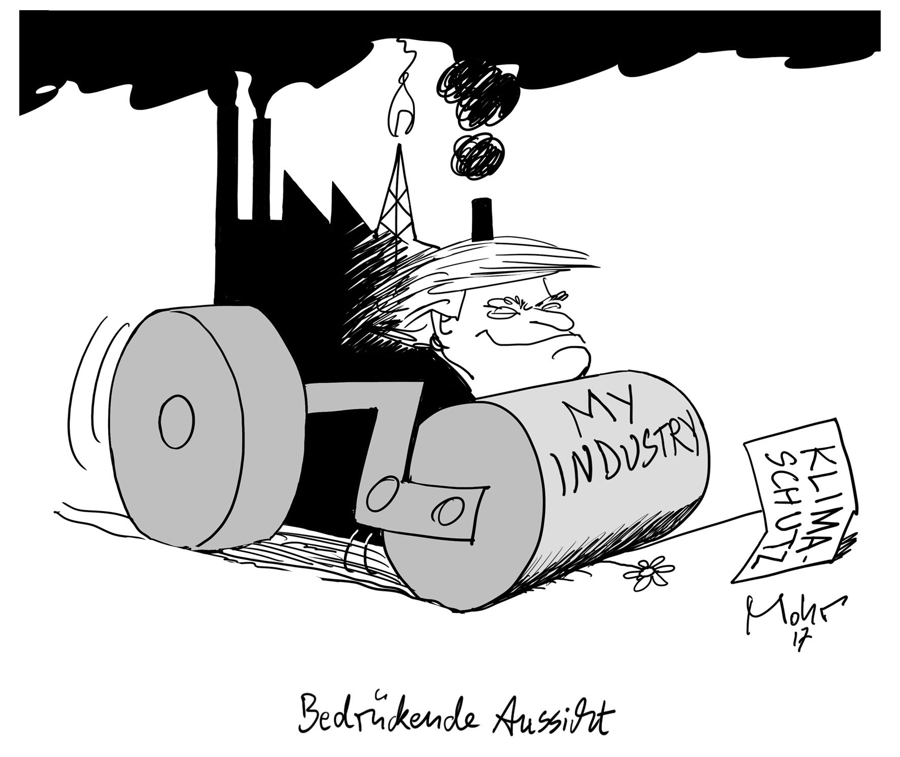 Bedrückende Aussicht