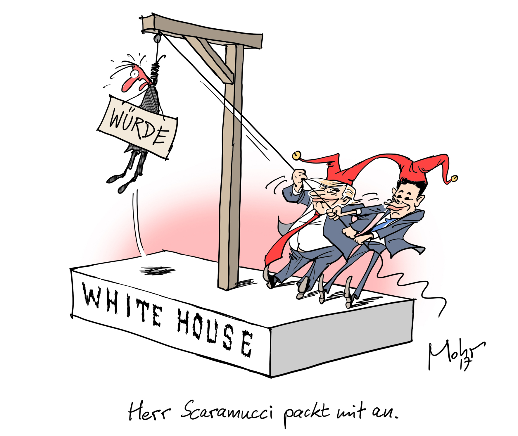 Herr Scaramucci packt mit an.