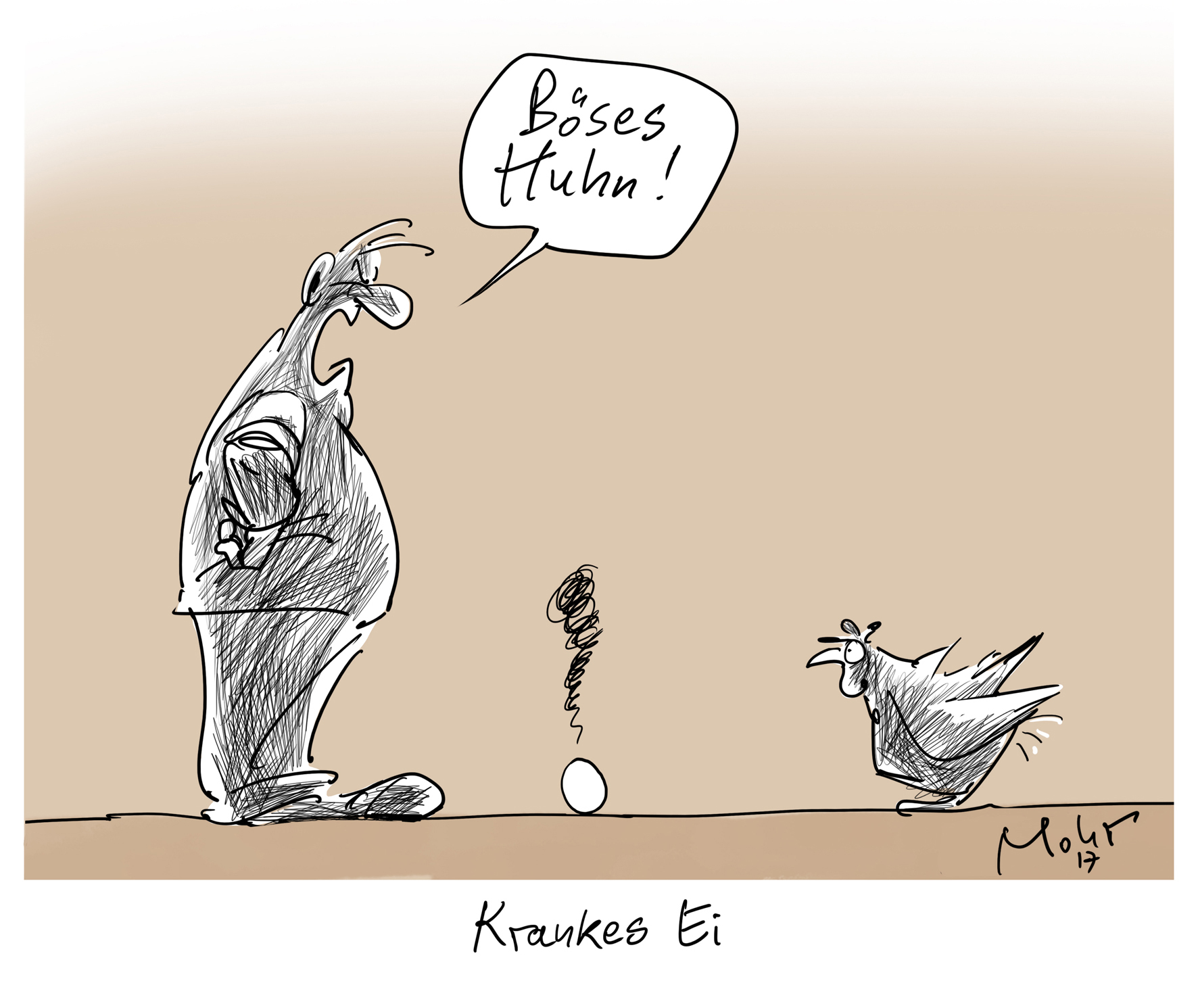 Krankes Ei