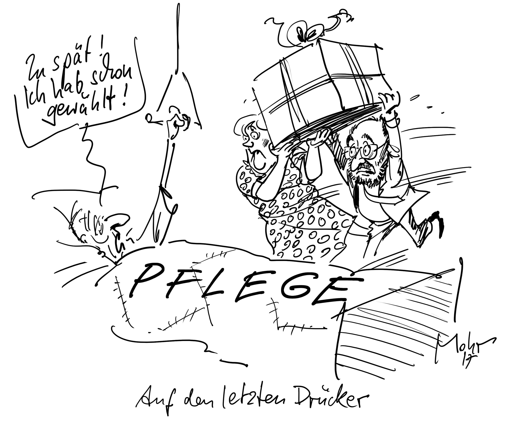 Auf den letzten Drücker