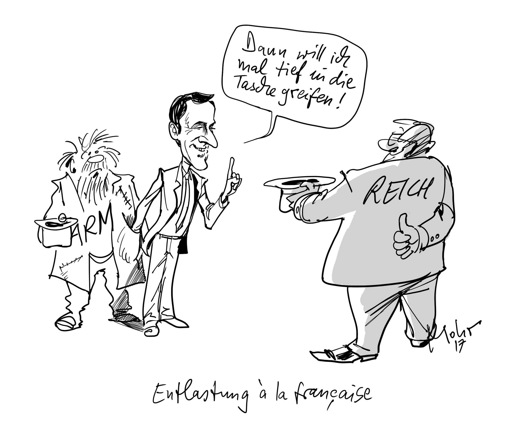 Entlastung à la française