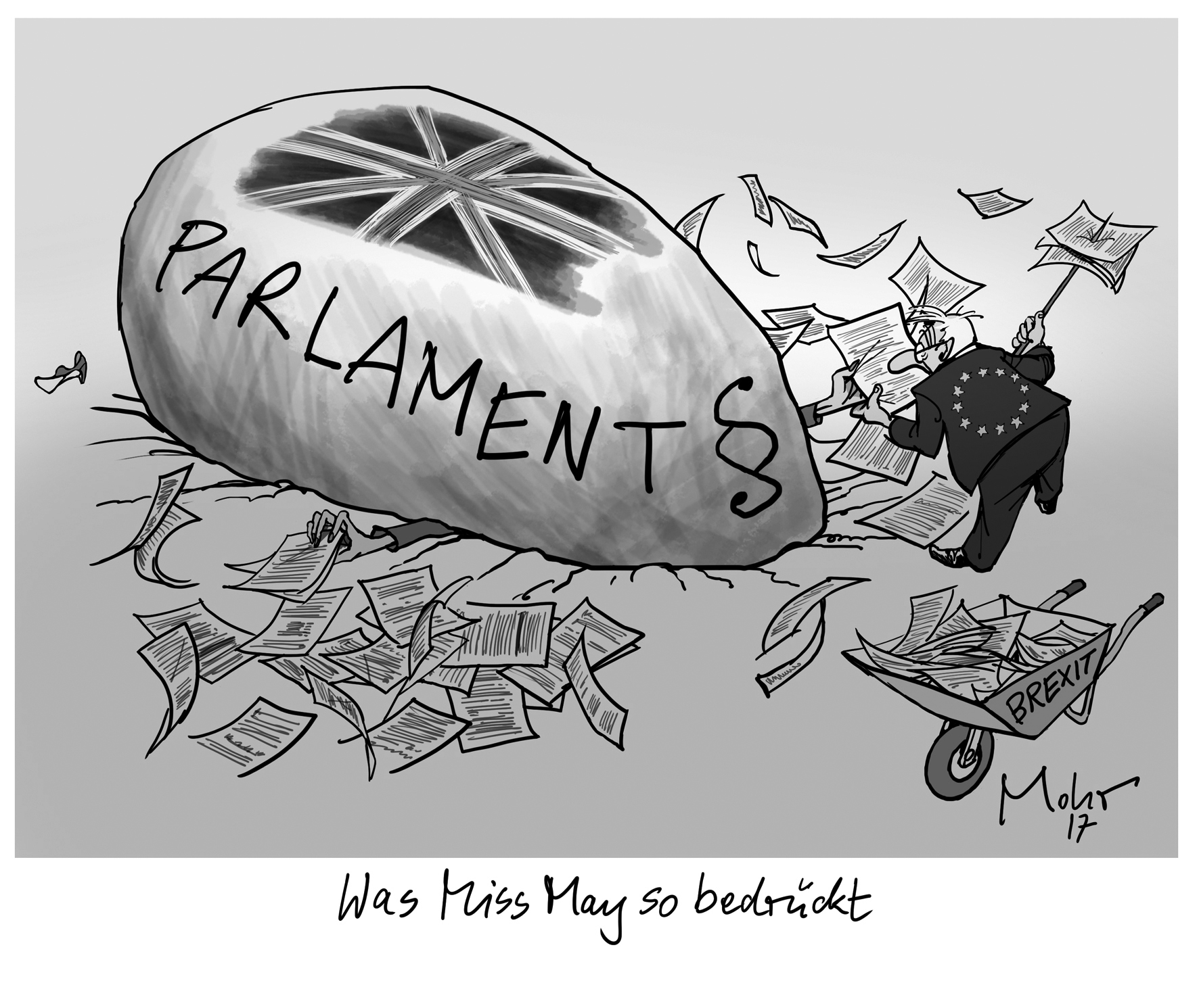 Was Miss May so bedrückt