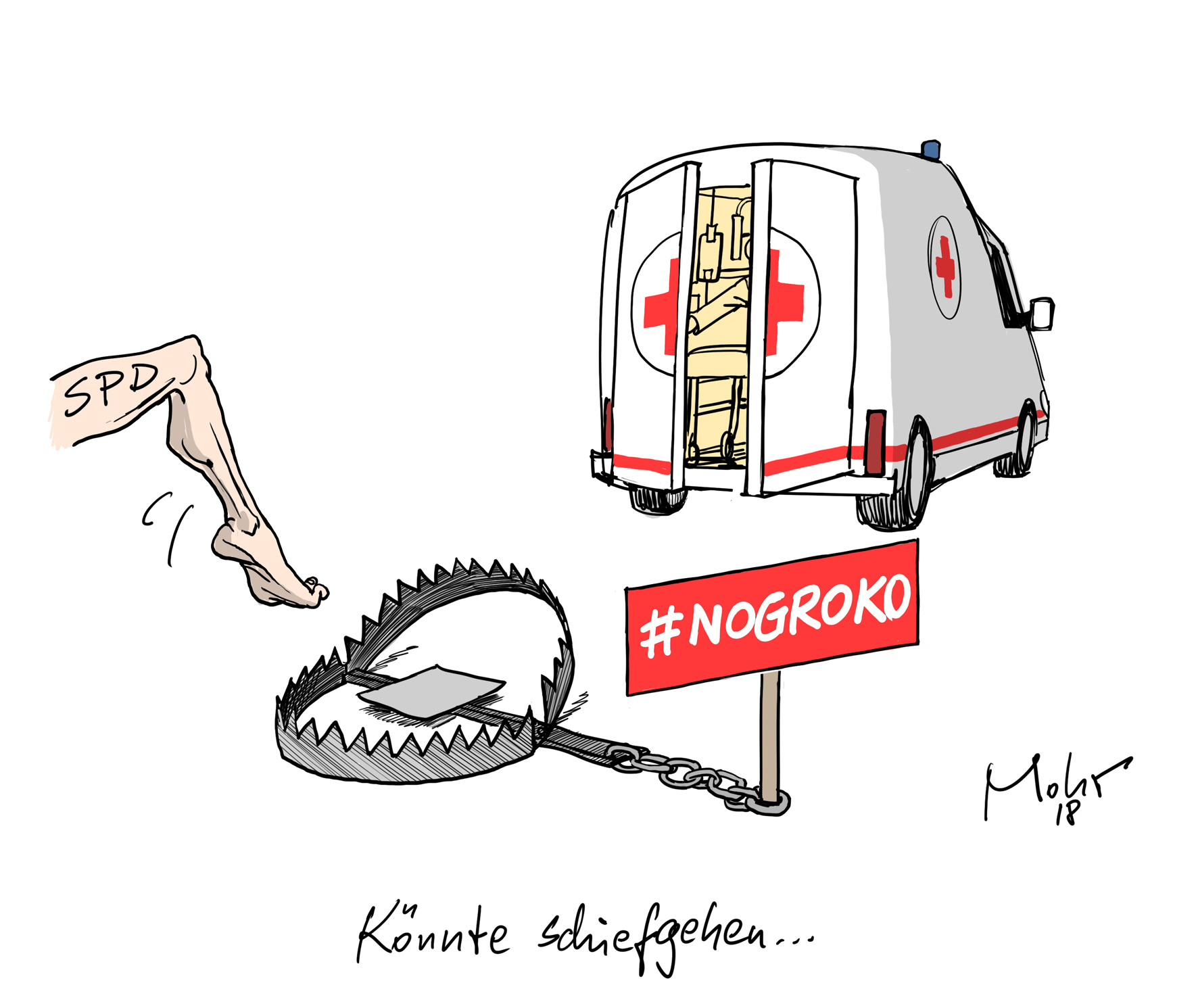 Könnte schiefgehen...
