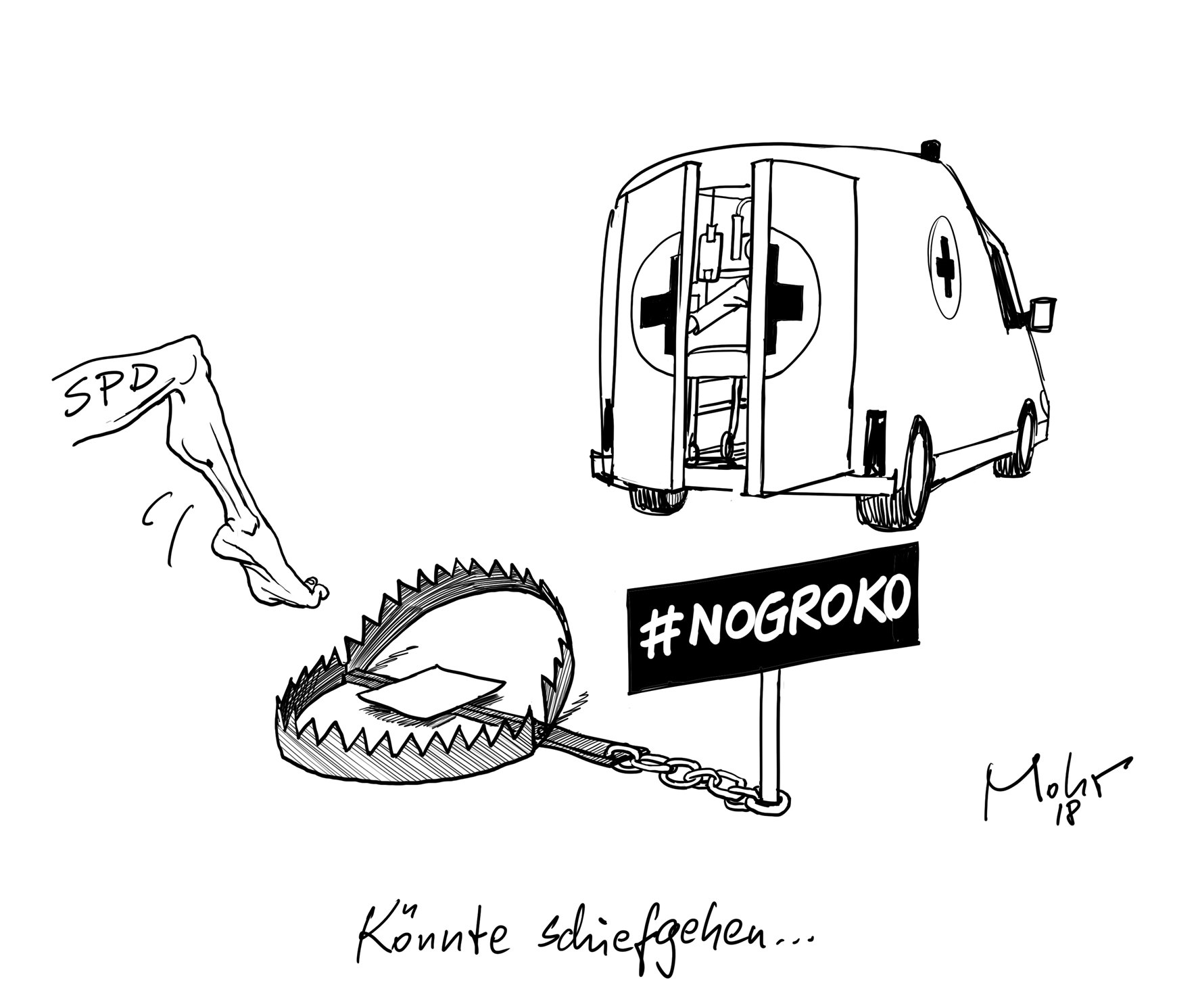 Könnte schiefgehen...