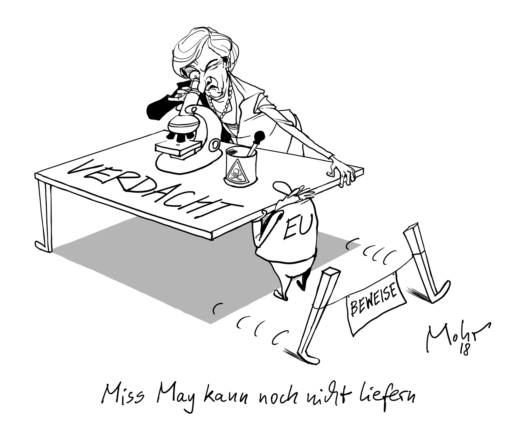 Miss May kann noch nicht liefern