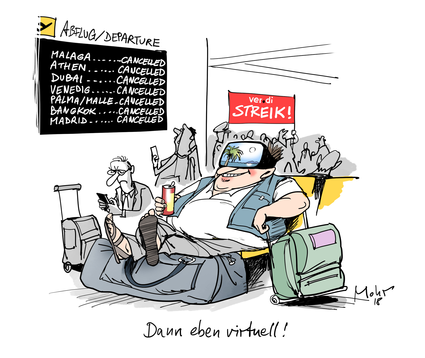 Dann eben virtuell!