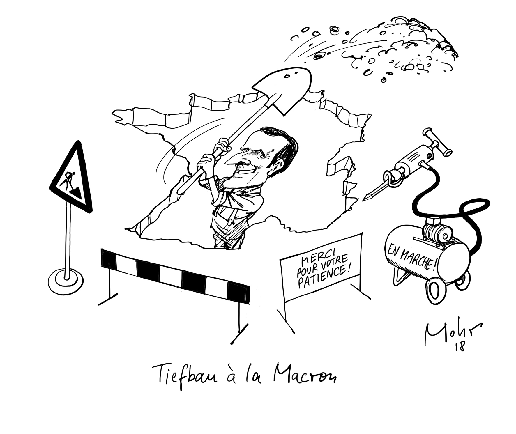 Tiefbau à la Macron