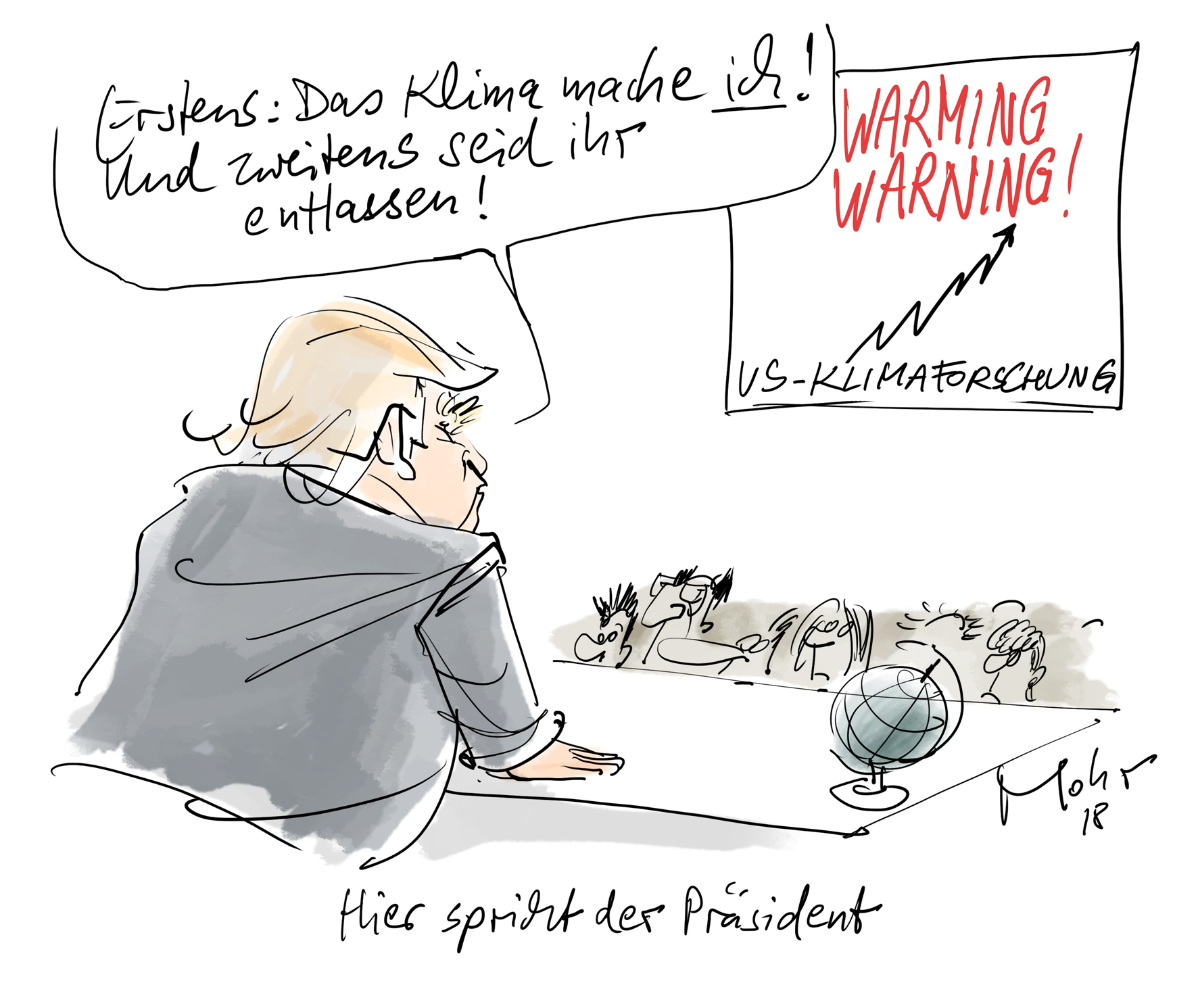 Hier spricht der Präsident