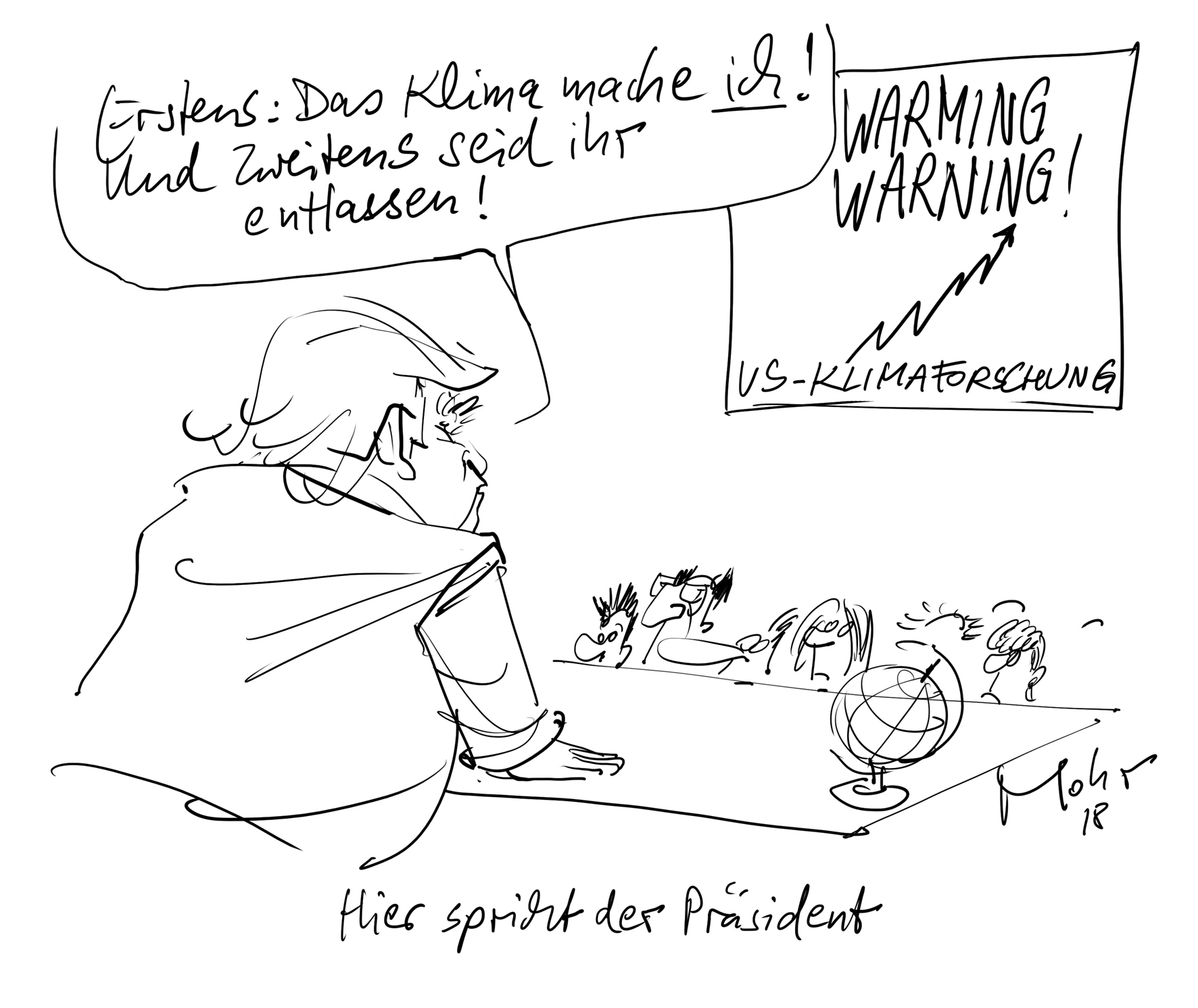 Hier spricht der Präsident
