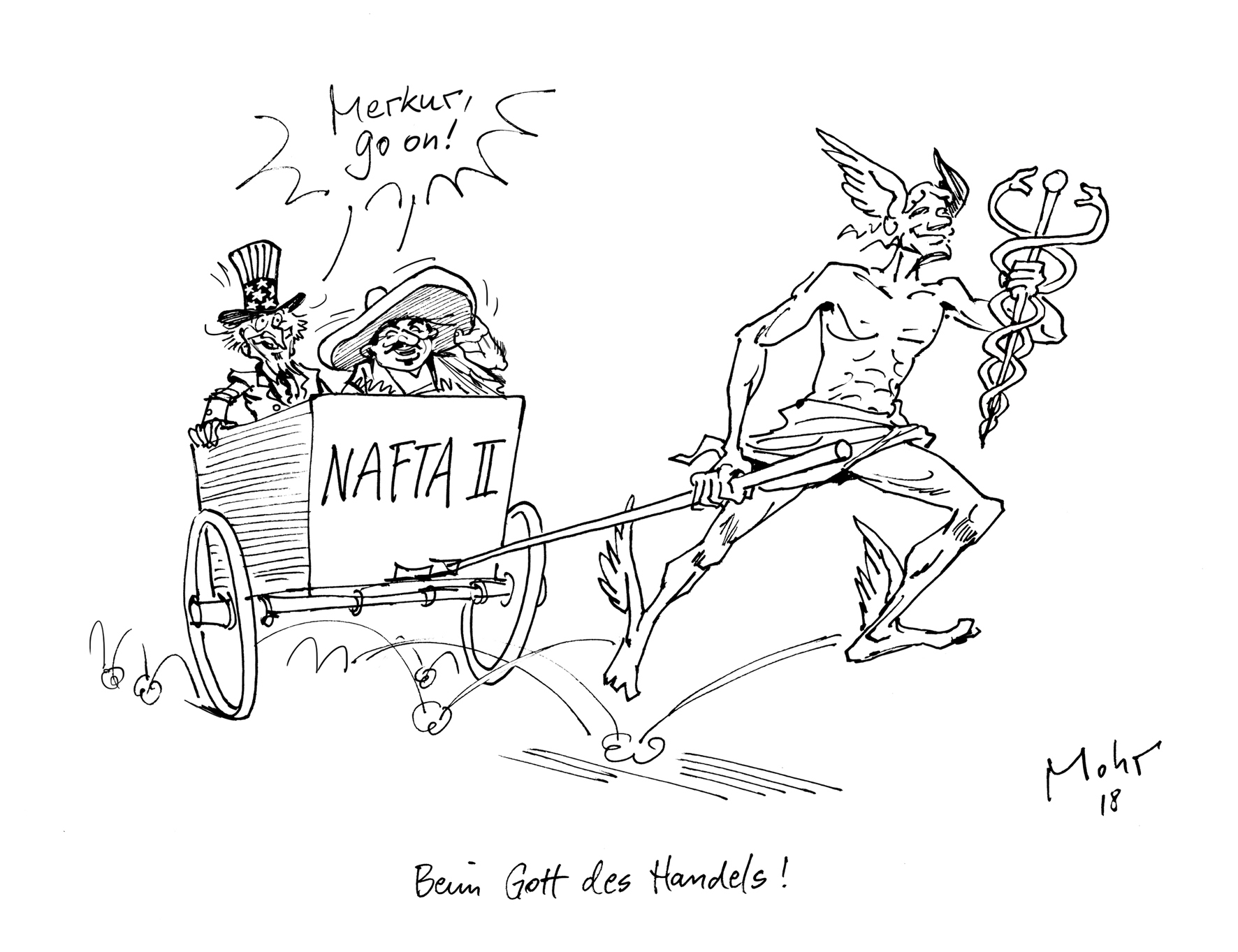 Beim Gott des Handels!