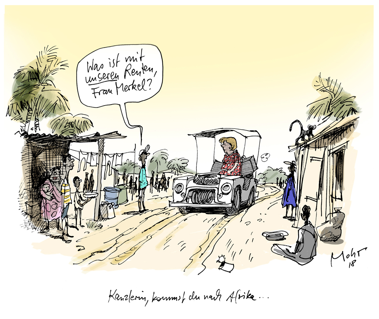 Kanzlerin, kommst du nach Afrika...