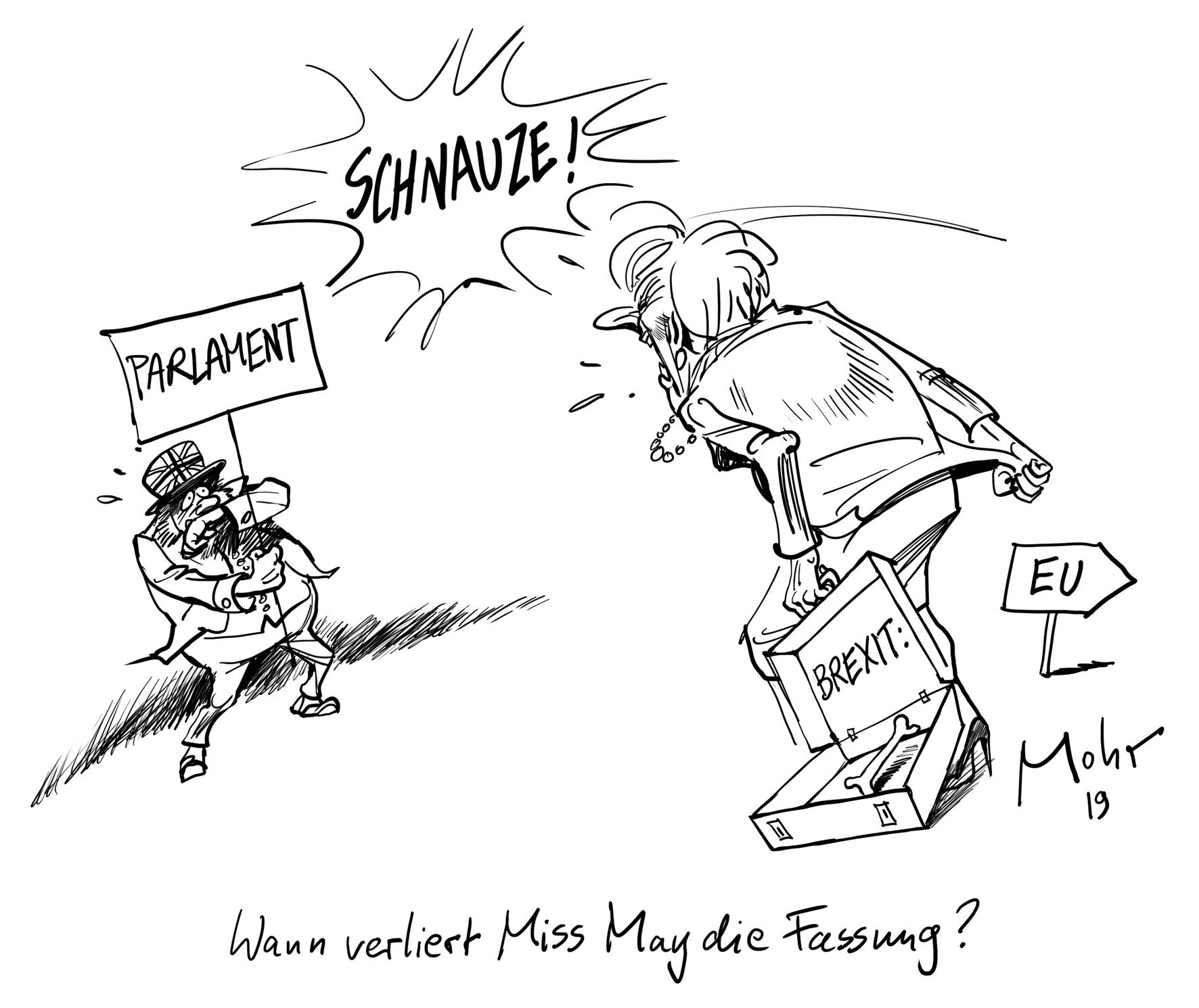 Wann verliert Miss May die Fassung?