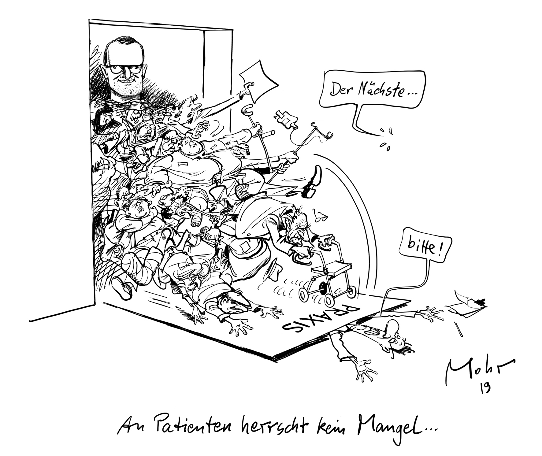 An Patienten herrscht kein Mangel...