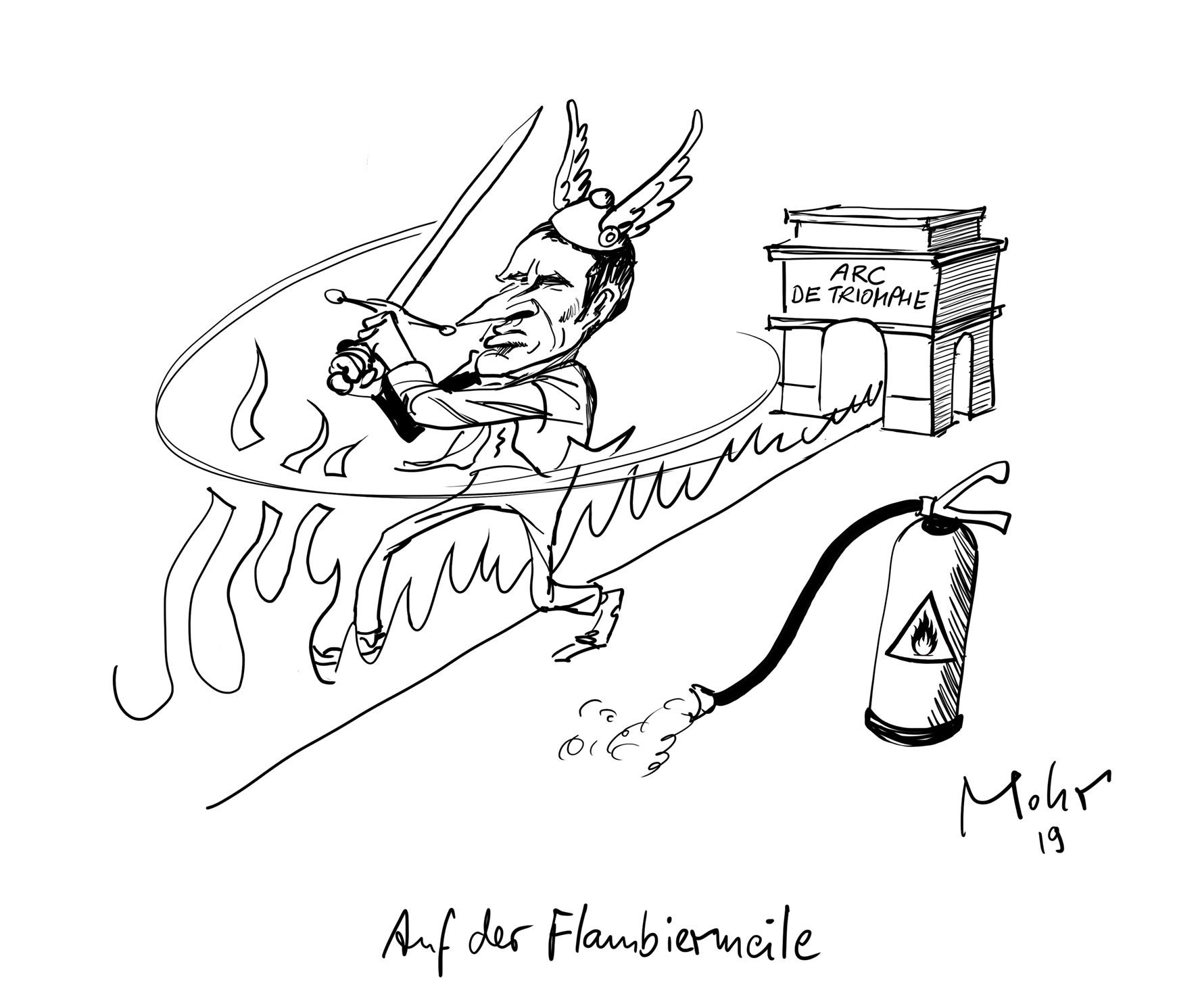 Auf der Flambiermeile