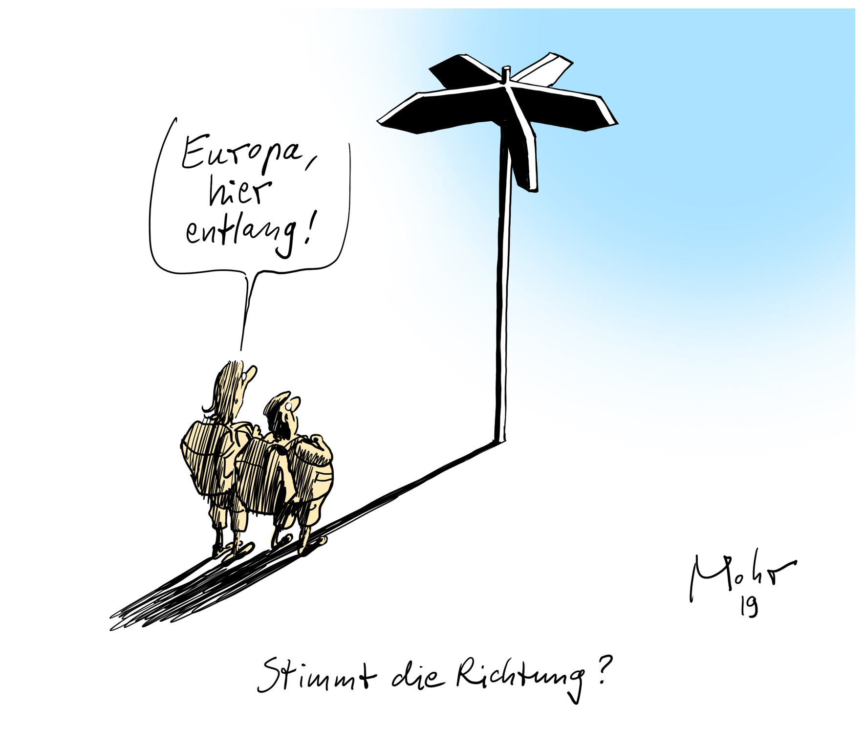 Stimmt die Richtung?