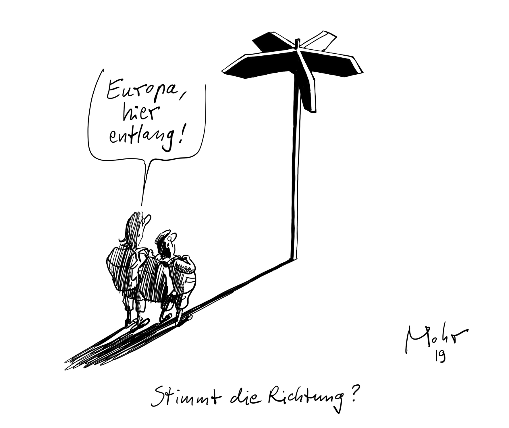 Stimmt die Richtung?