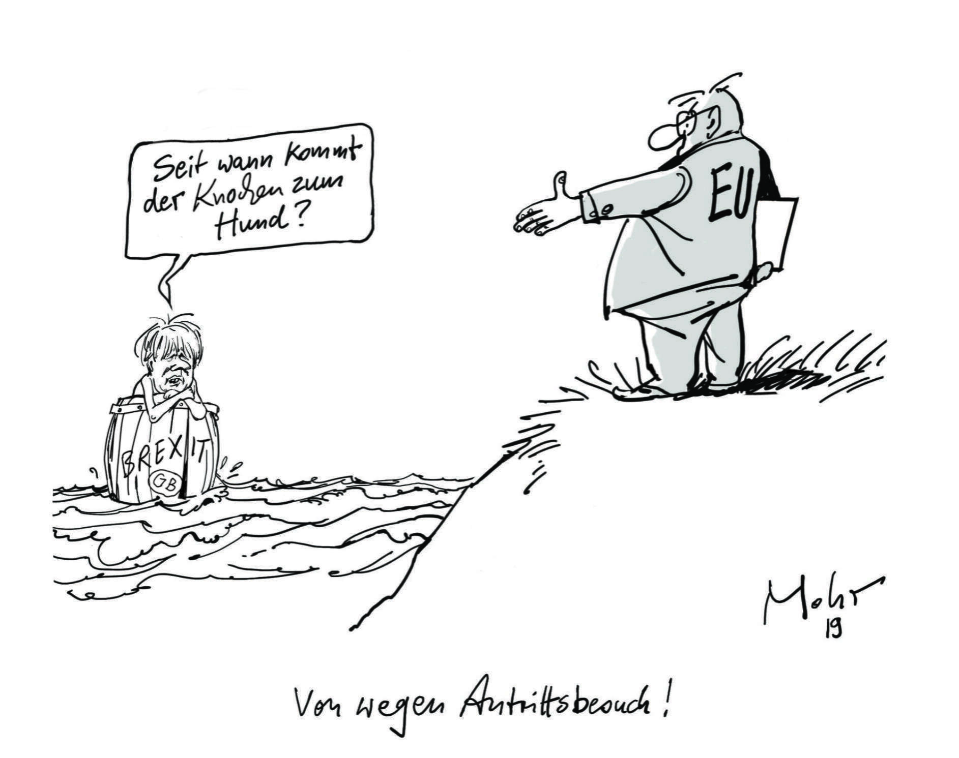 Von wegen Antrittsbesuch!