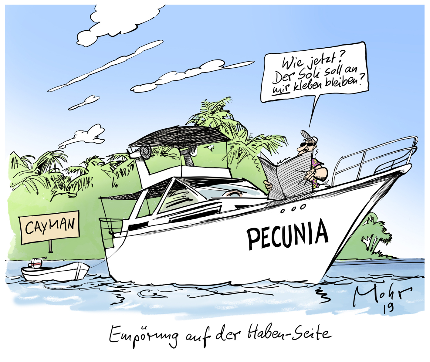 Empörung auf der Haben-Seite