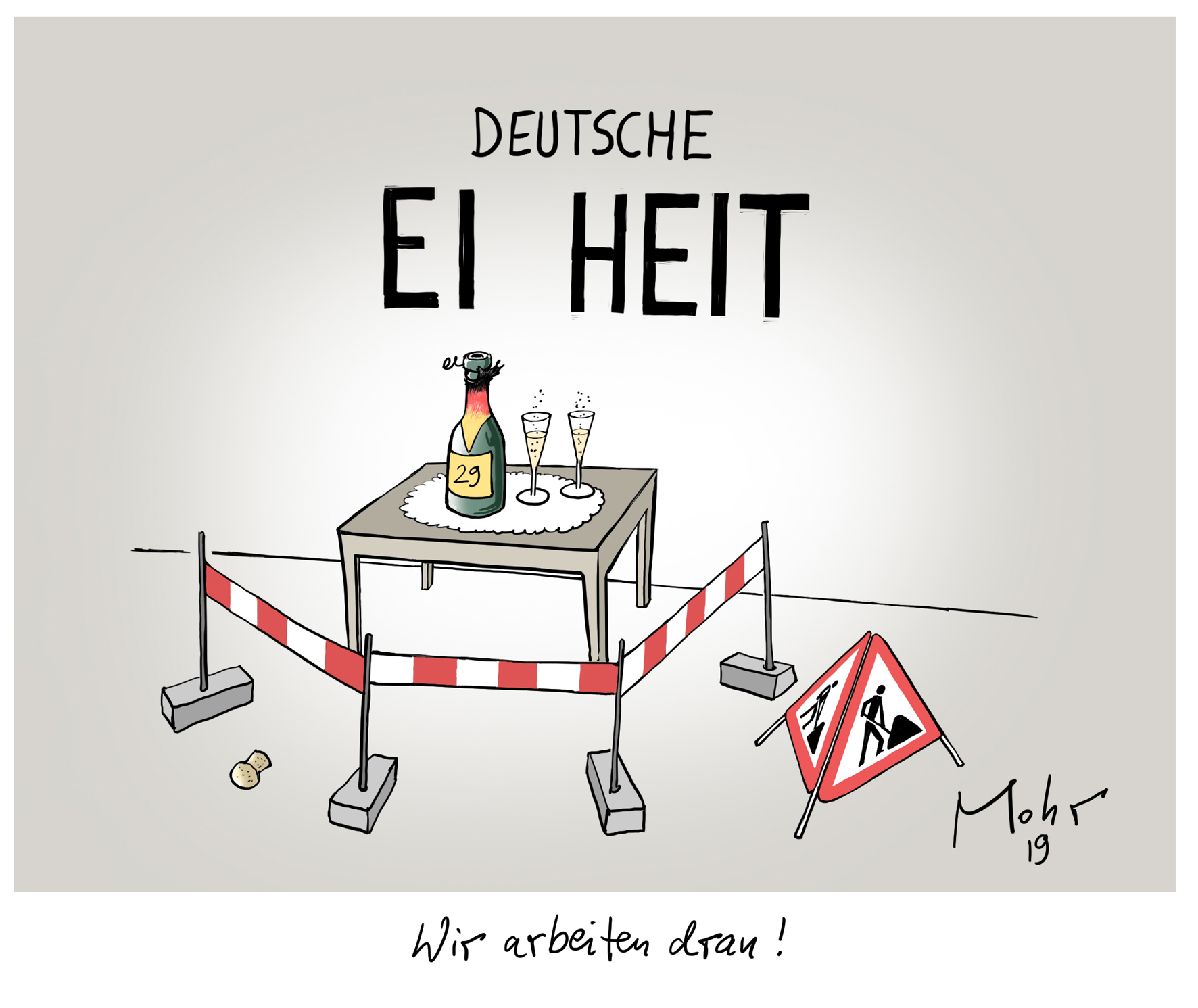 Wir arbeiten dran!