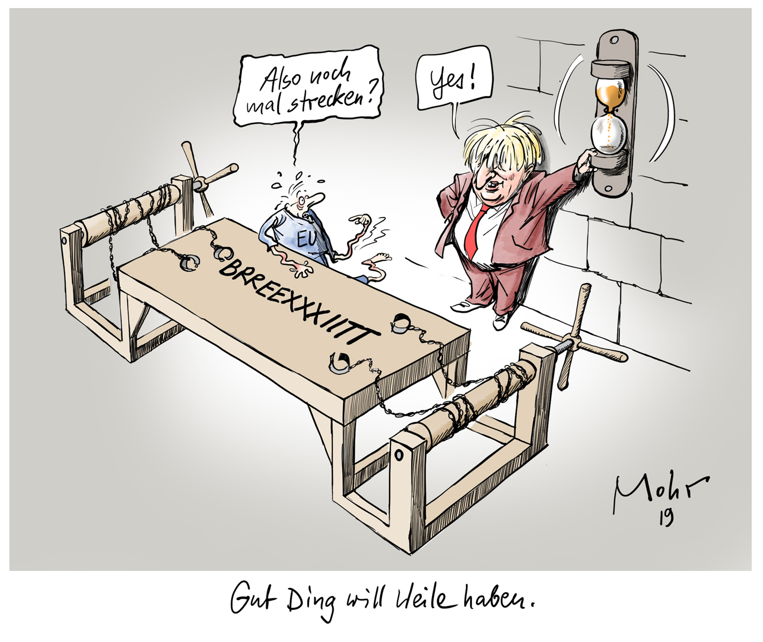 Gut Ding will Weile haben.