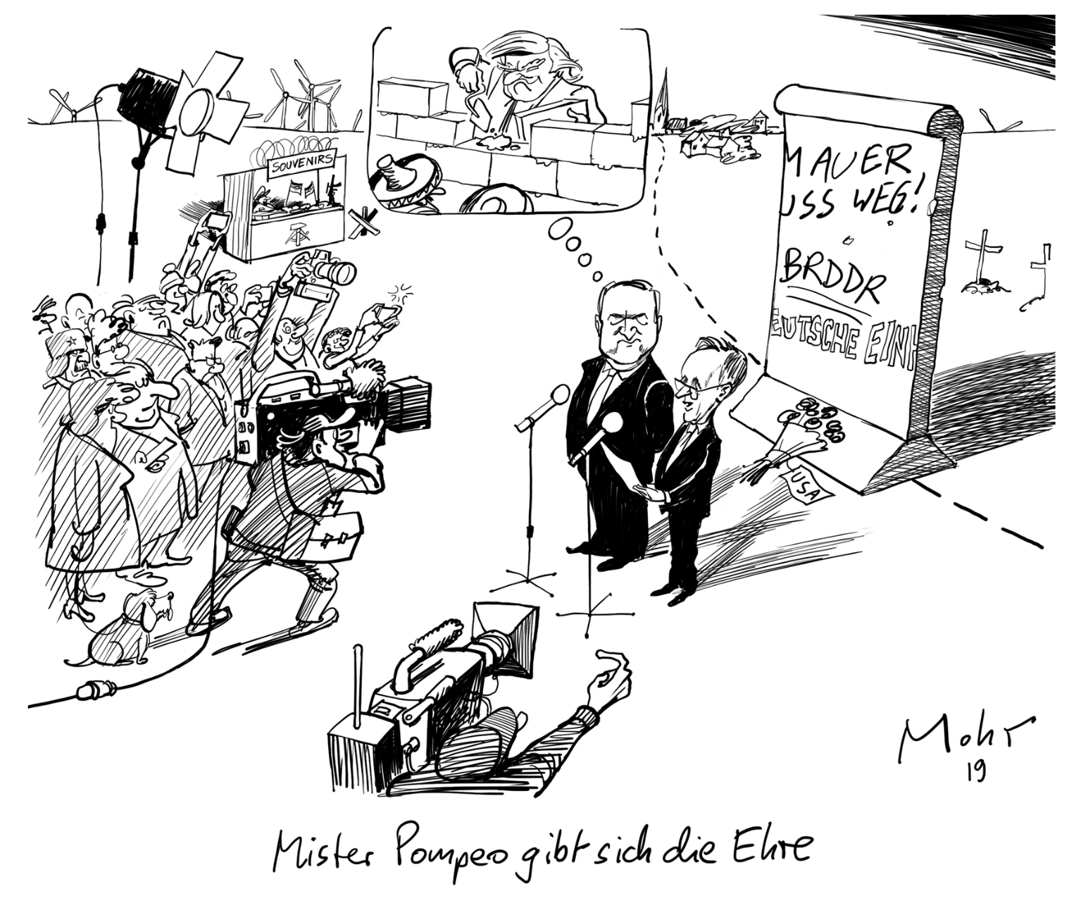 Mister Pompeo gibt sich die Ehre