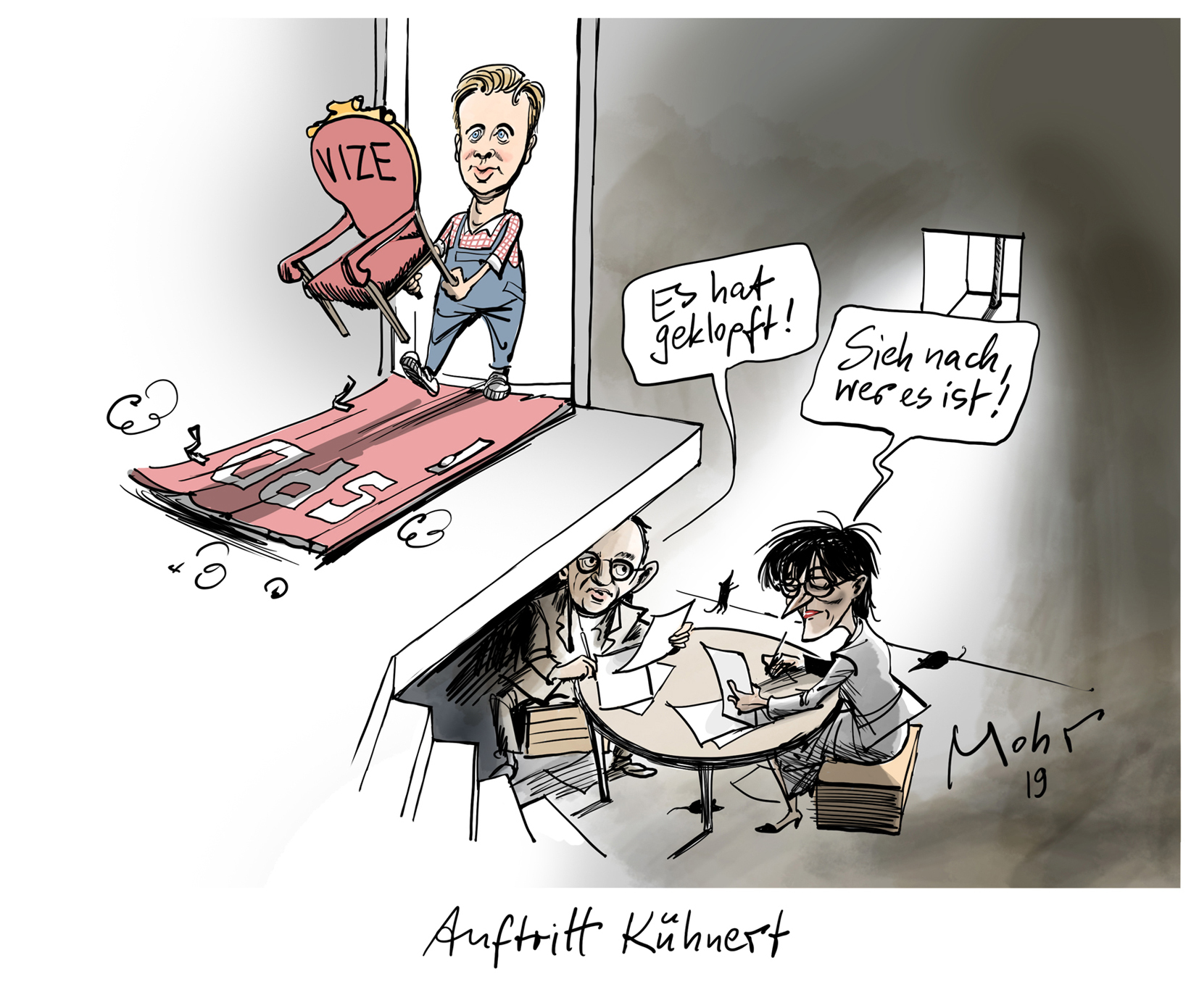 Auftritt Kühnert