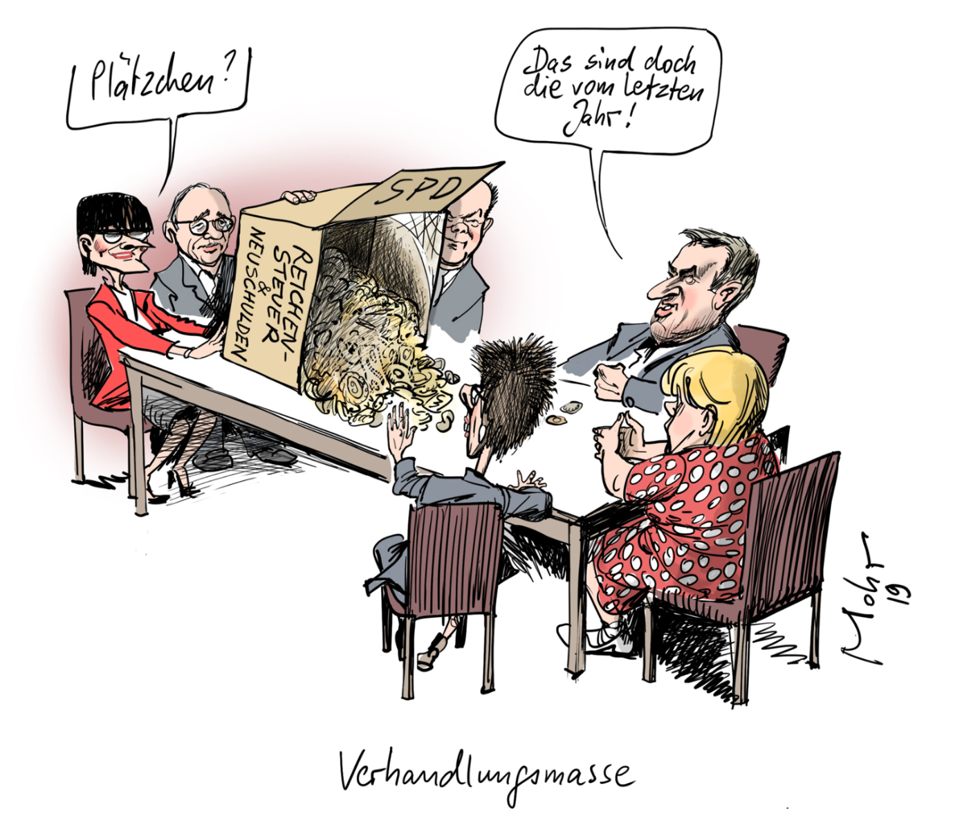 Verhandlungsmasse