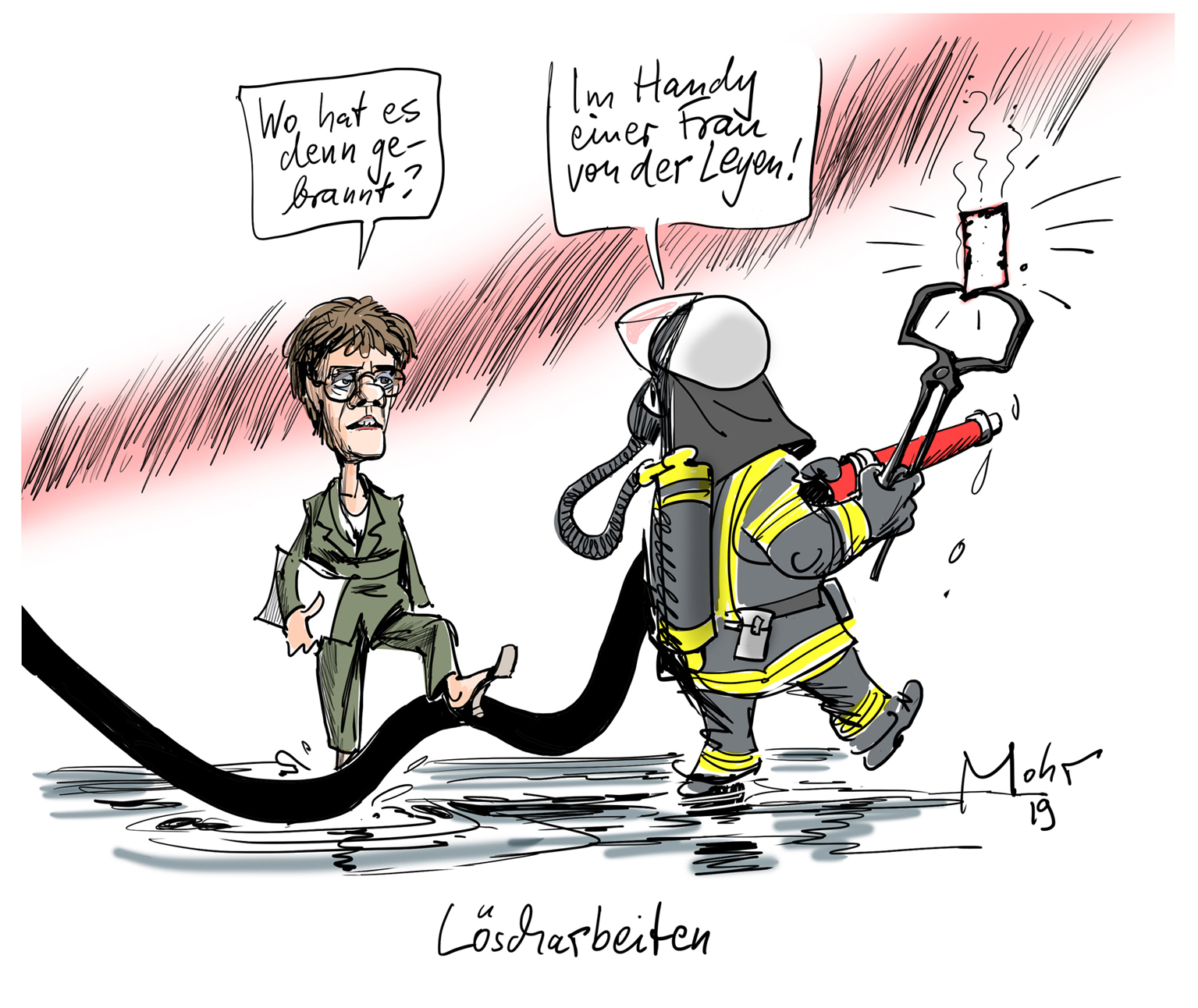 Löscharbeiten