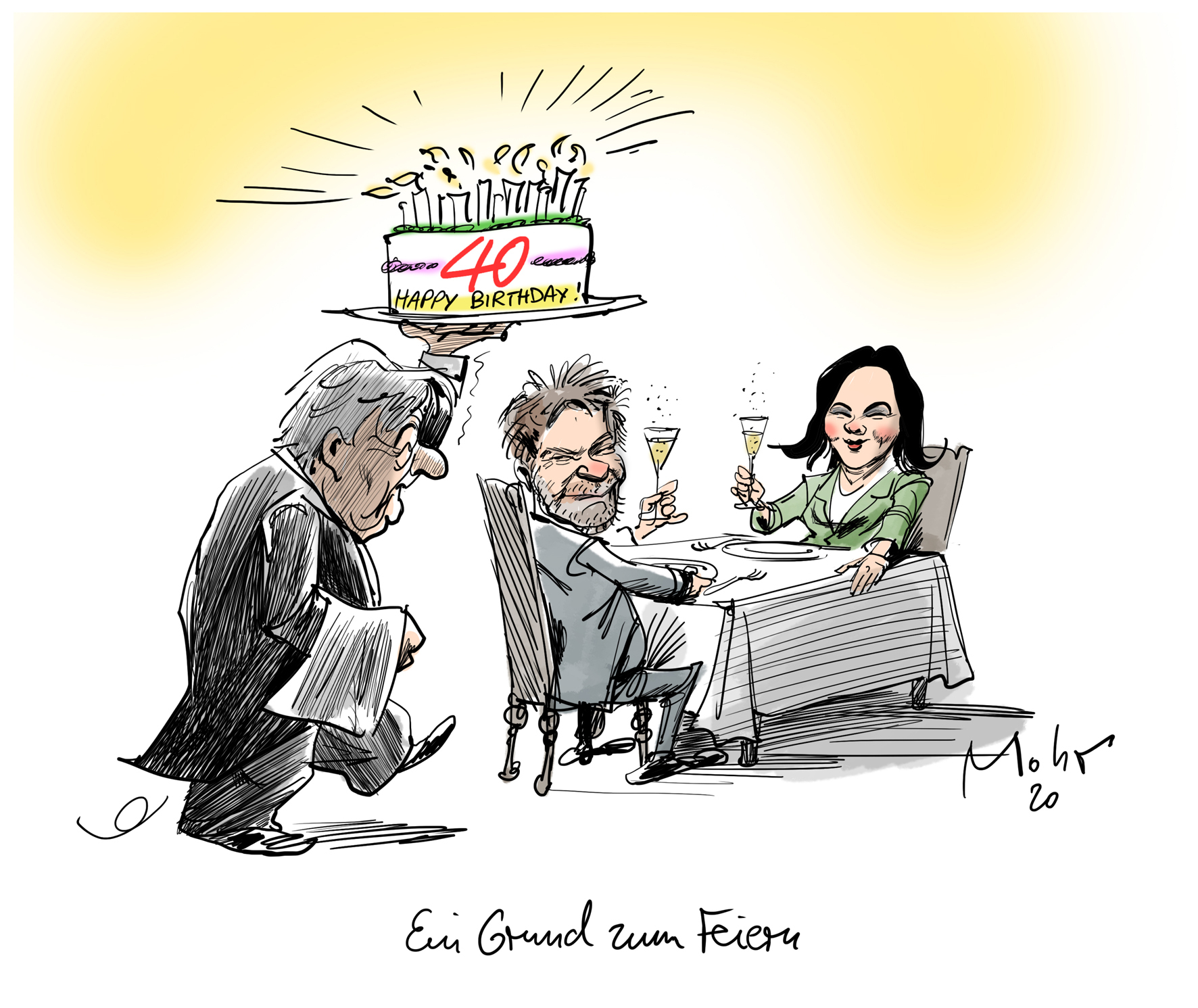 Ein Grund zum Feiern