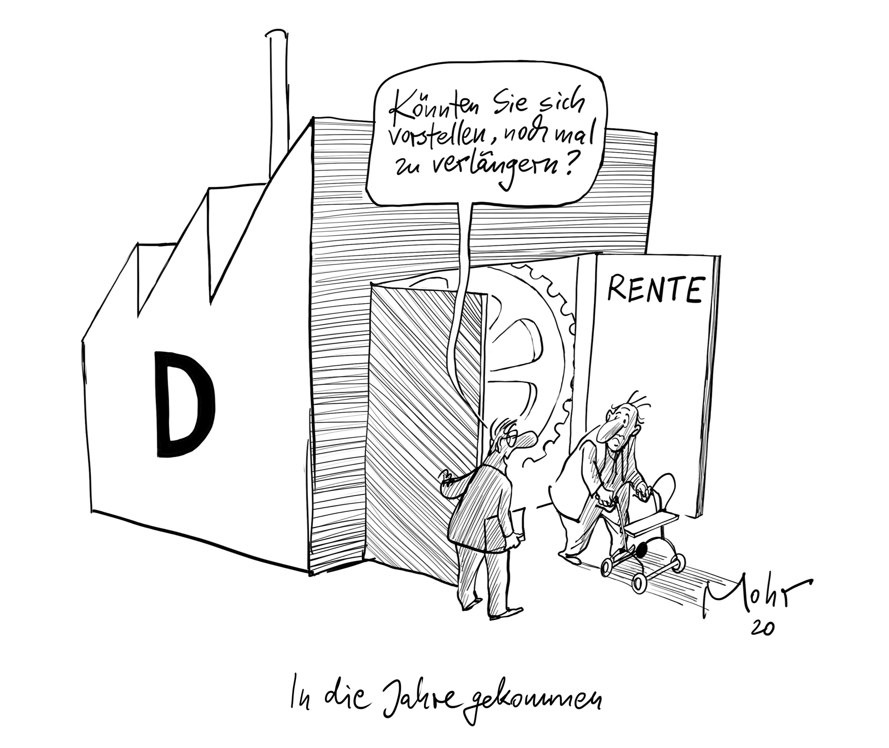 In die Jahre gekommen