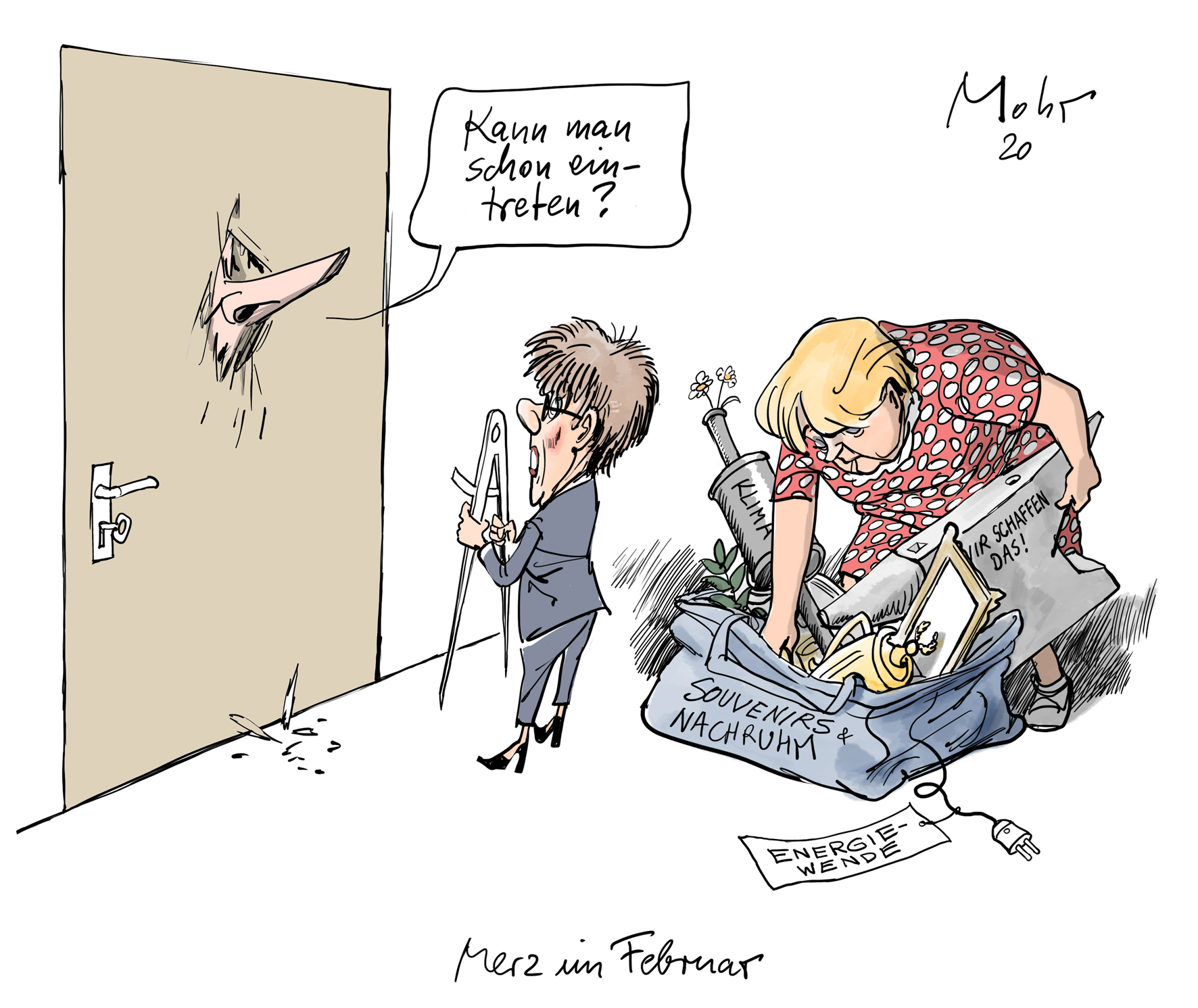 Merz im Februar
