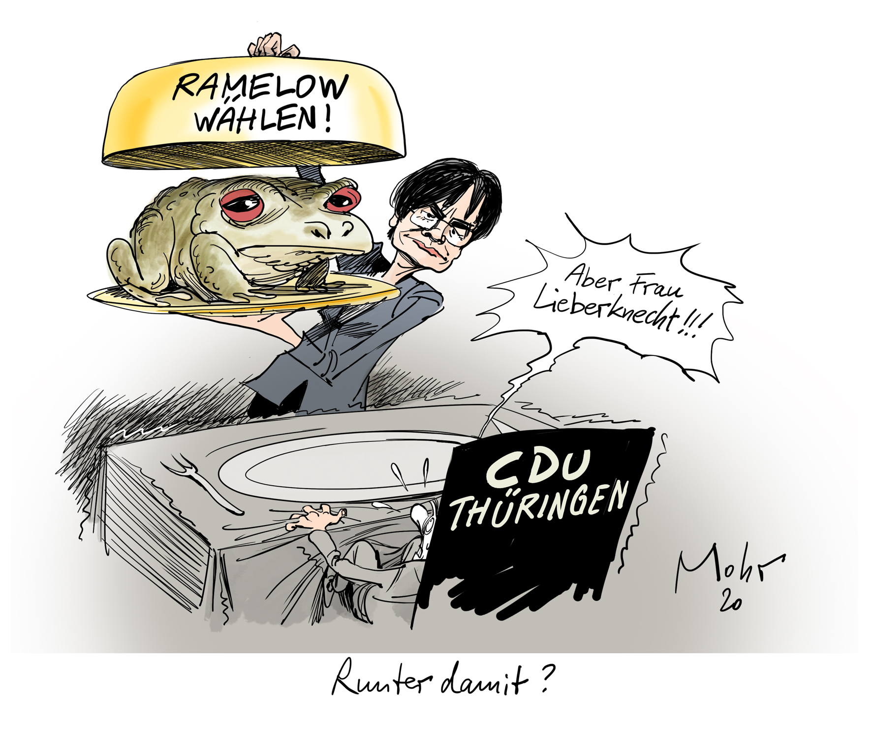 Runter damit?