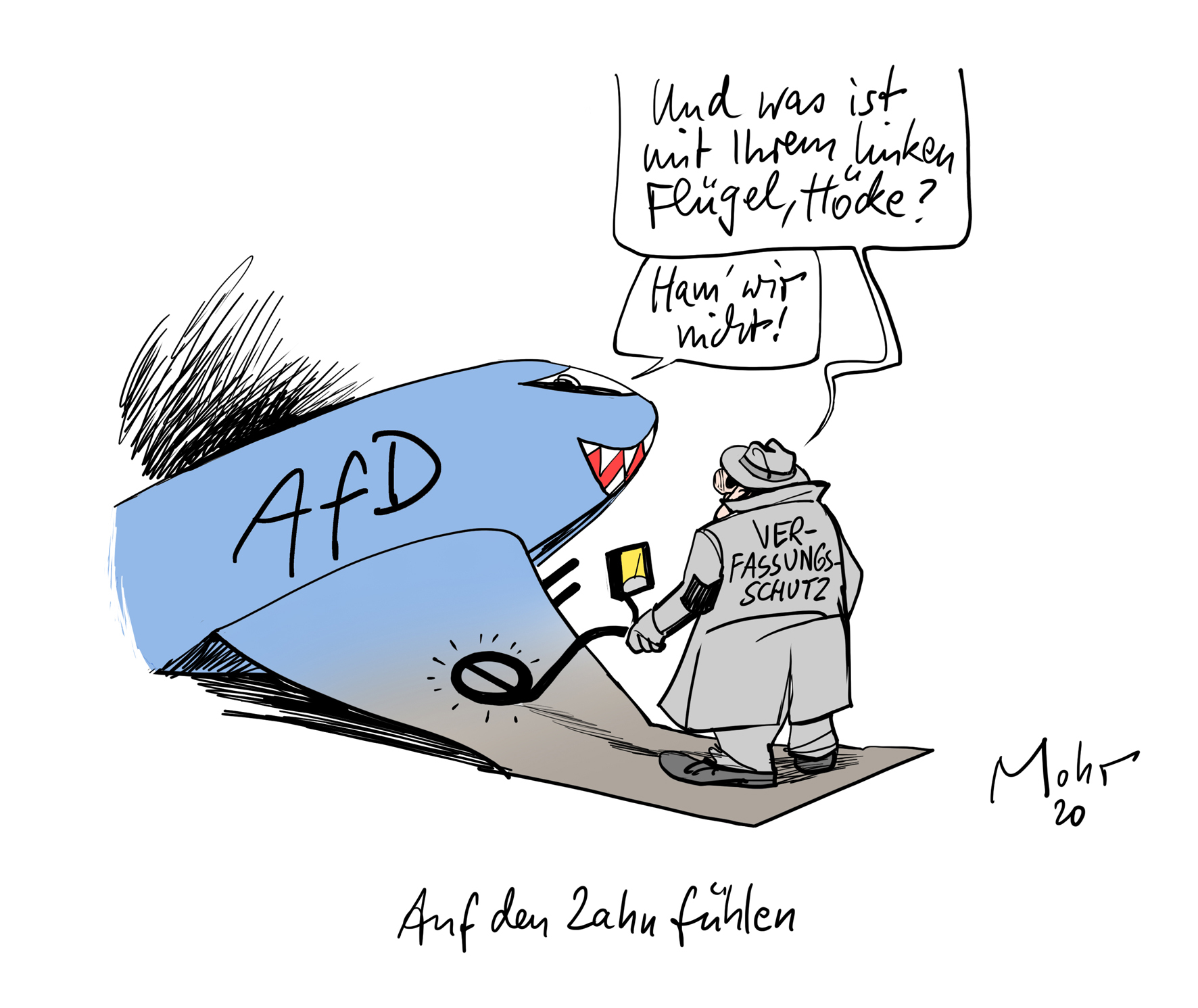 Auf den Zahn fühlen