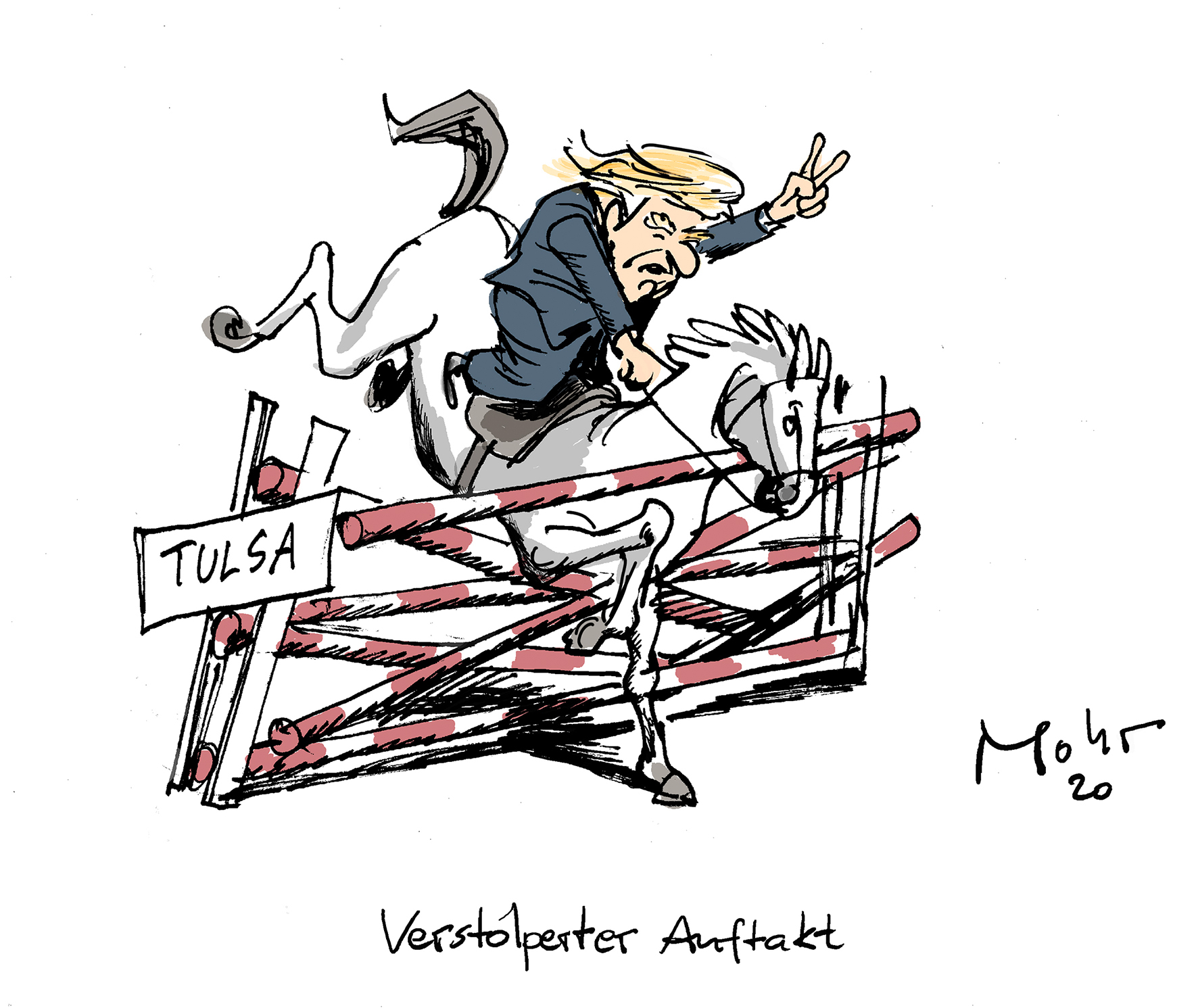 Verstolperter Auftakt